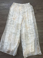 Pantalon en soie