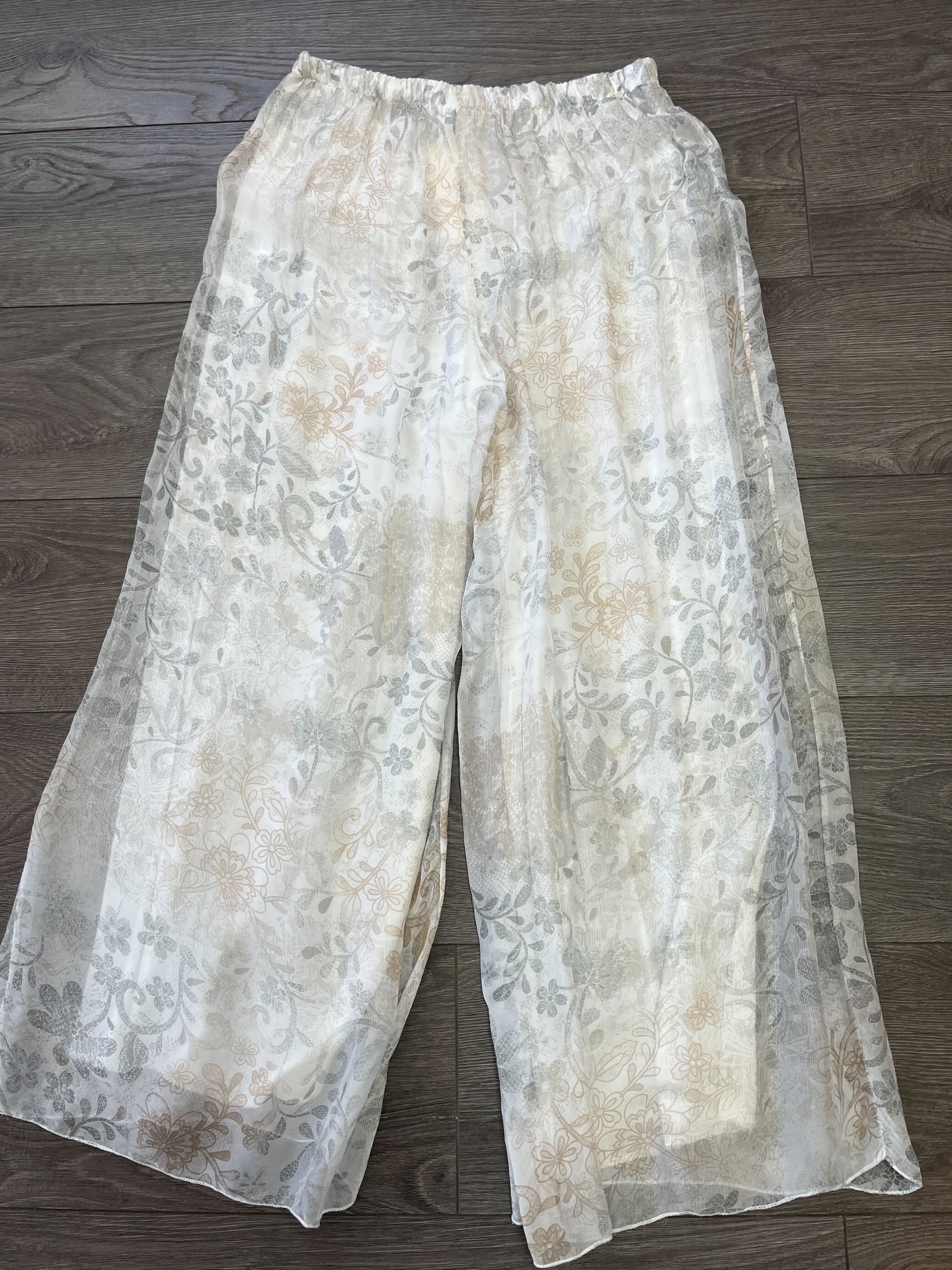 Pantalon en soie