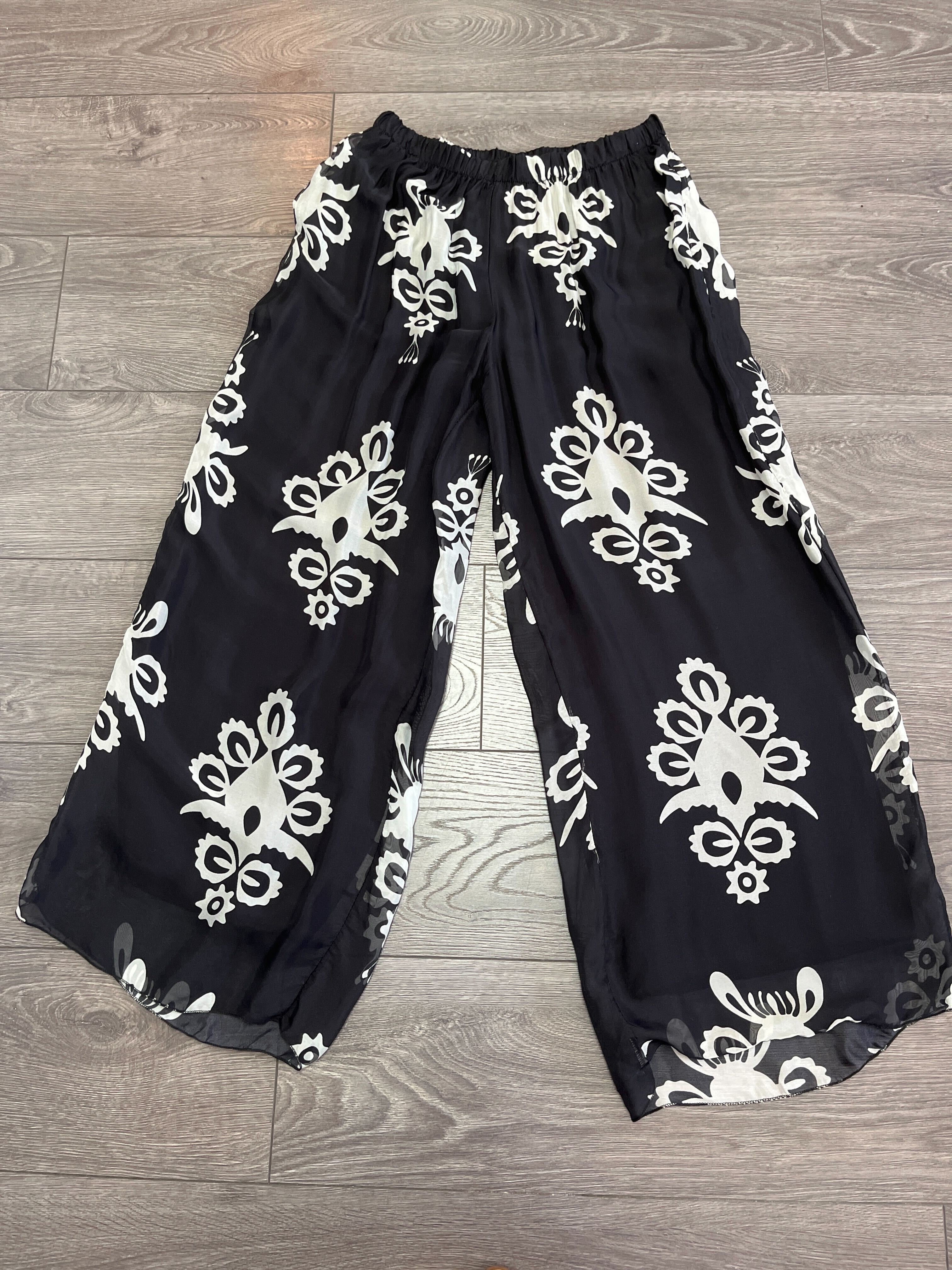 Pantalon en soie