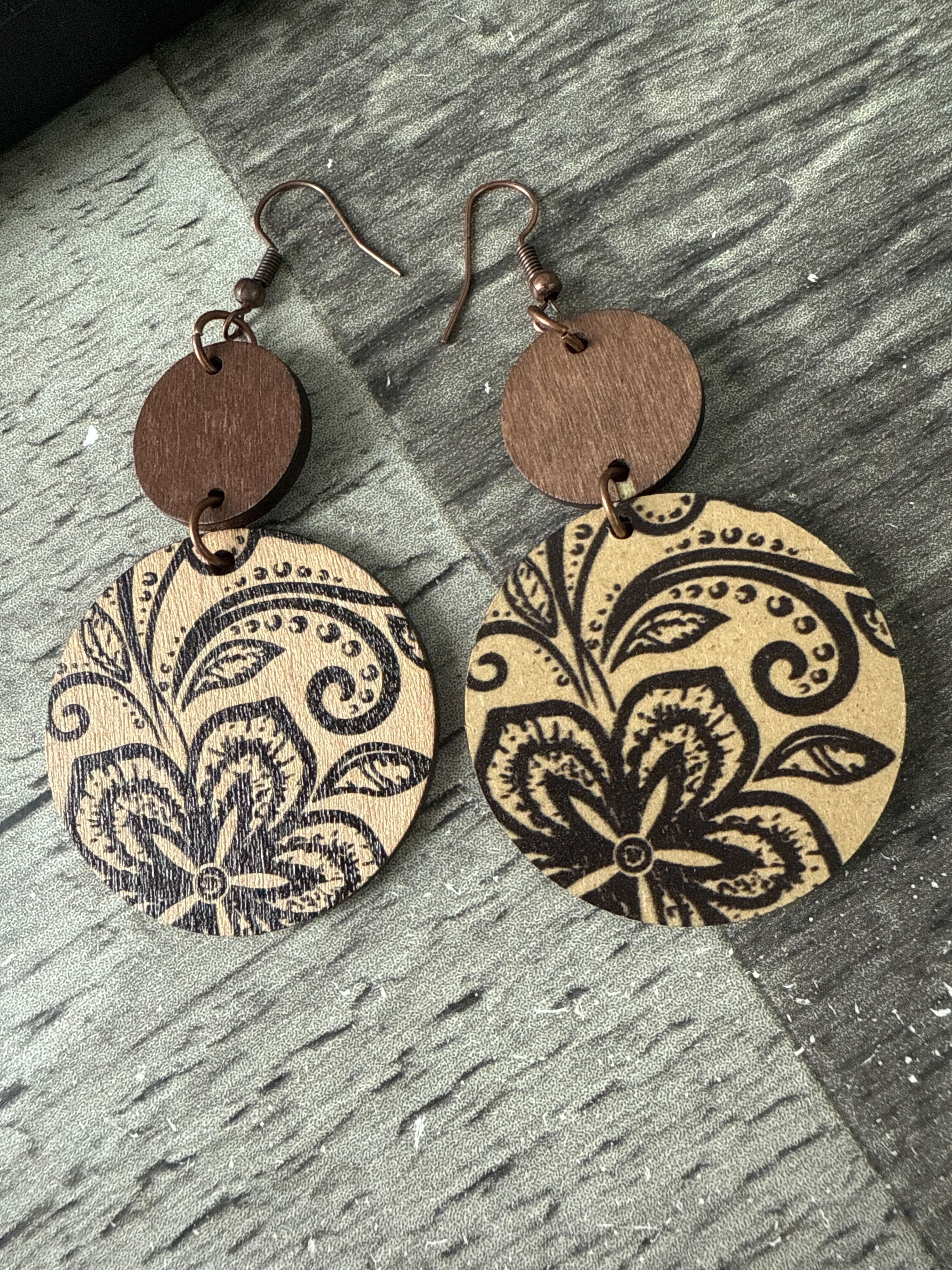 Boucle d'oreille Fleur Exo