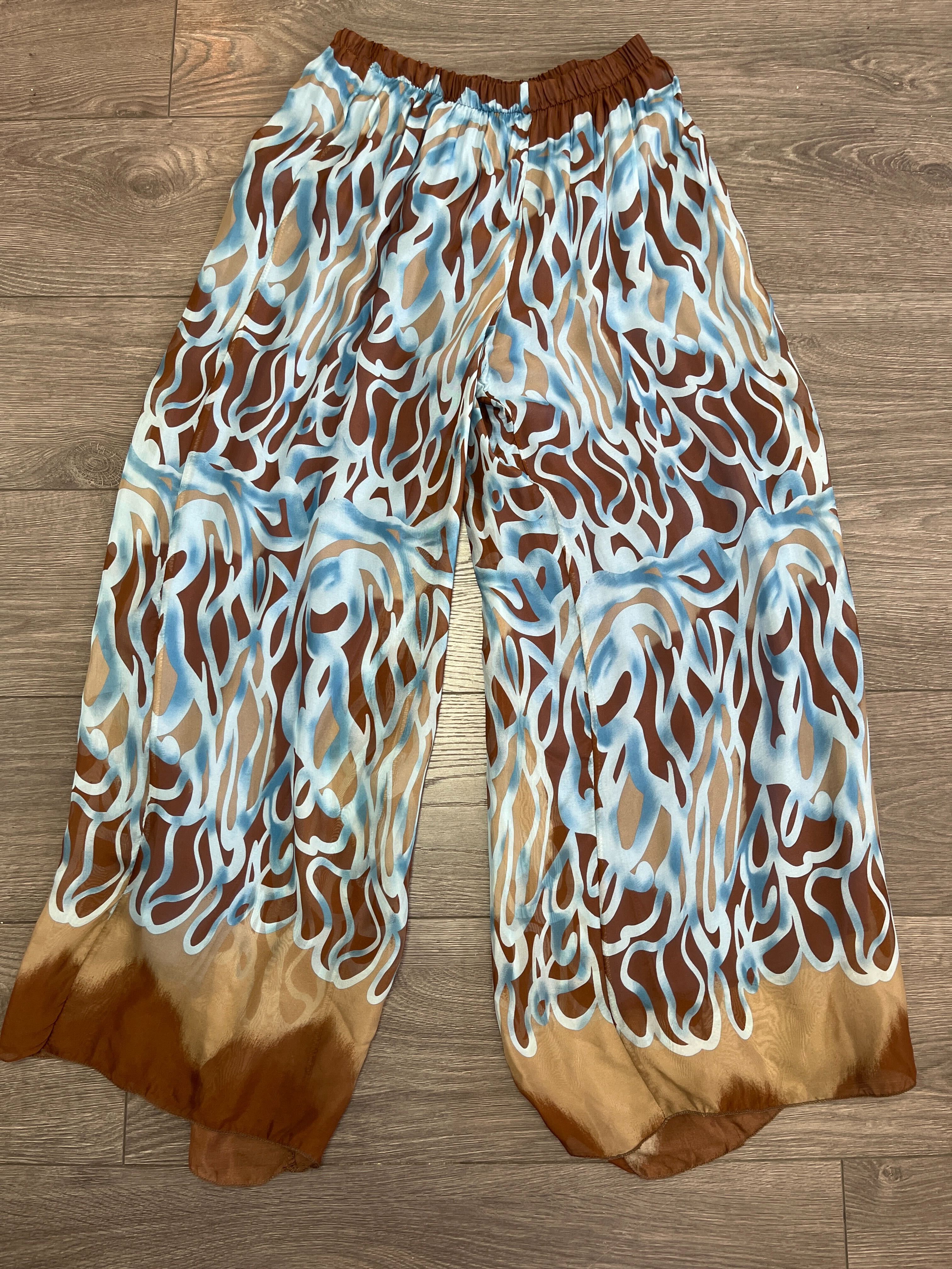 Pantalon en soie