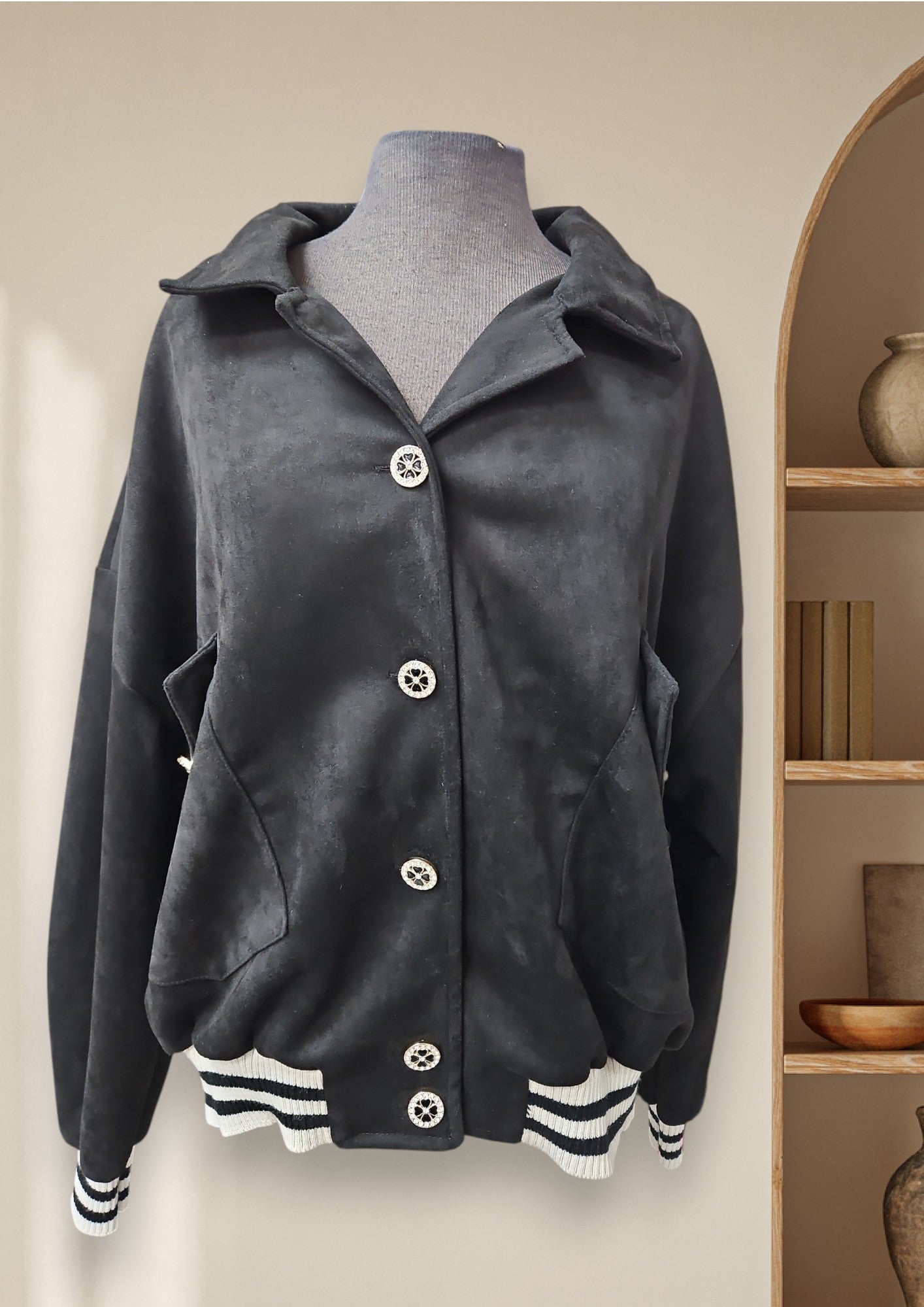 Manteau/veste en suède