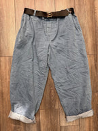 Jeans avec ceinture