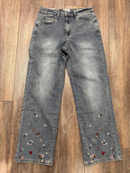 Jeans (Petites Fleurs Dans Le Bas)
