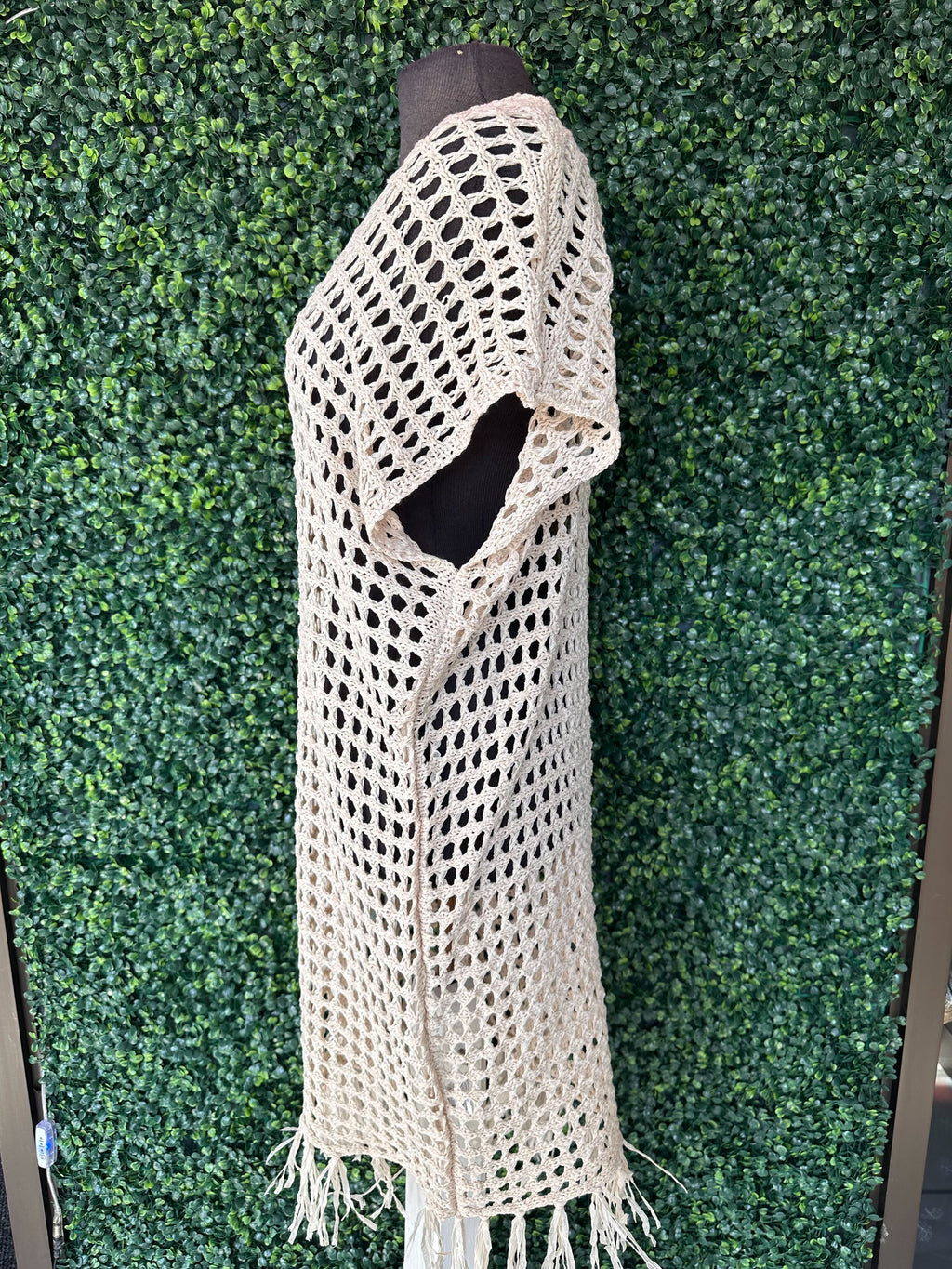 Robe par dessus en crochet