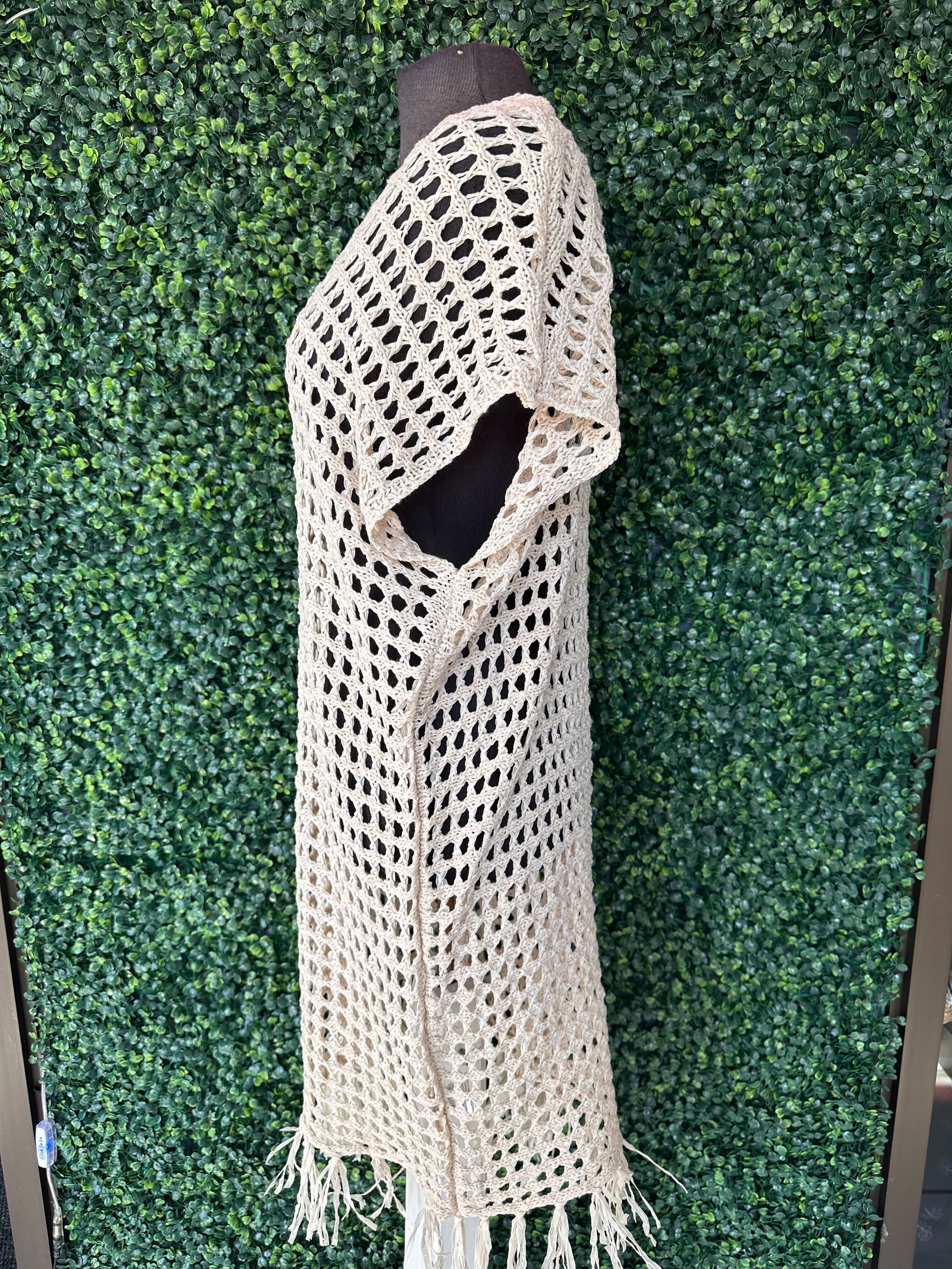 Robe par dessus en crochet