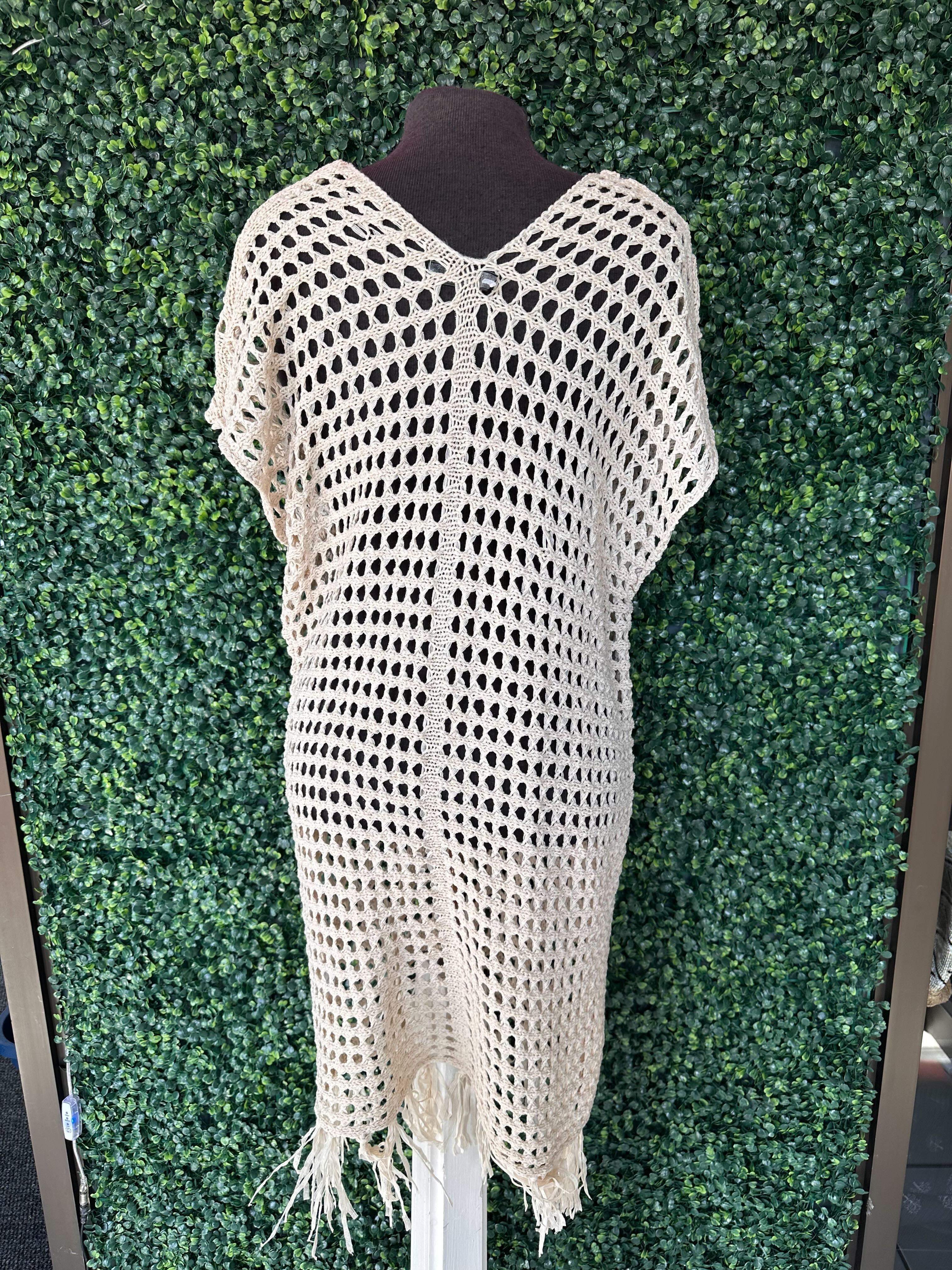 Robe par dessus en crochet