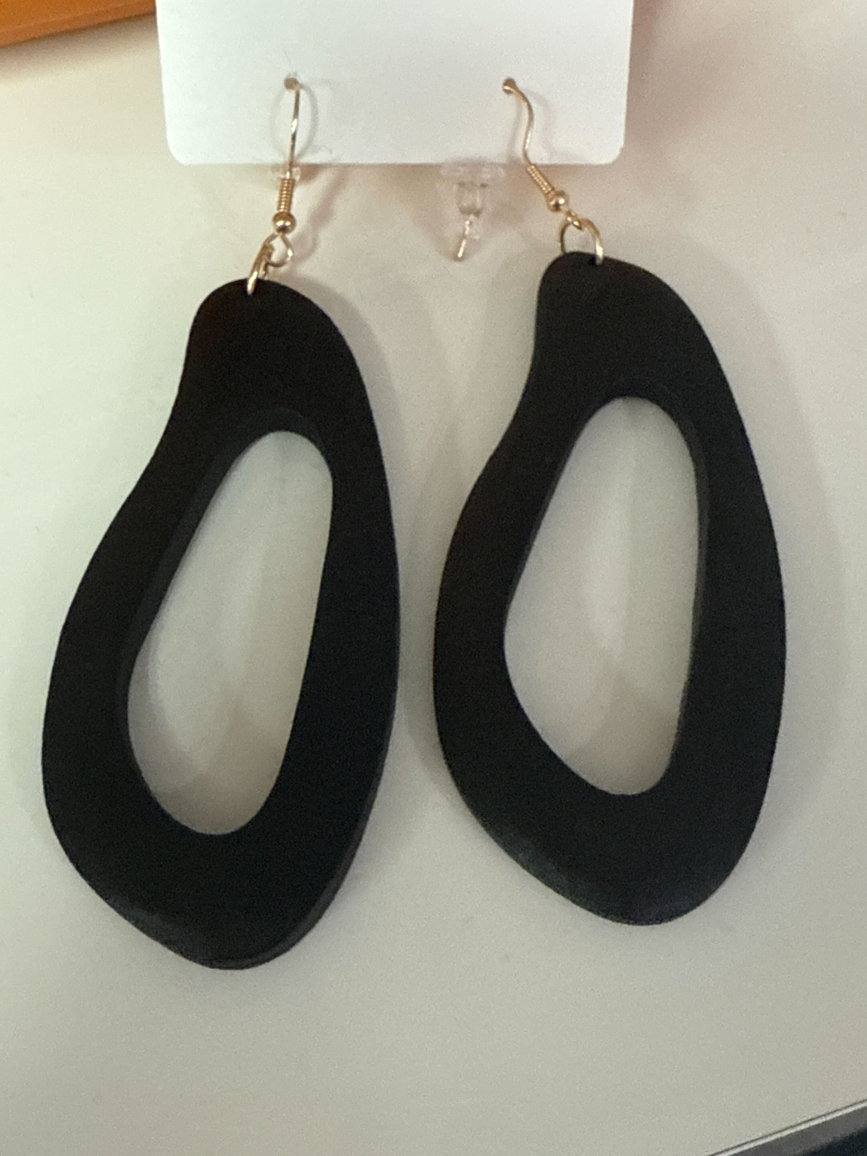 Boucle d'oreille bois Exo