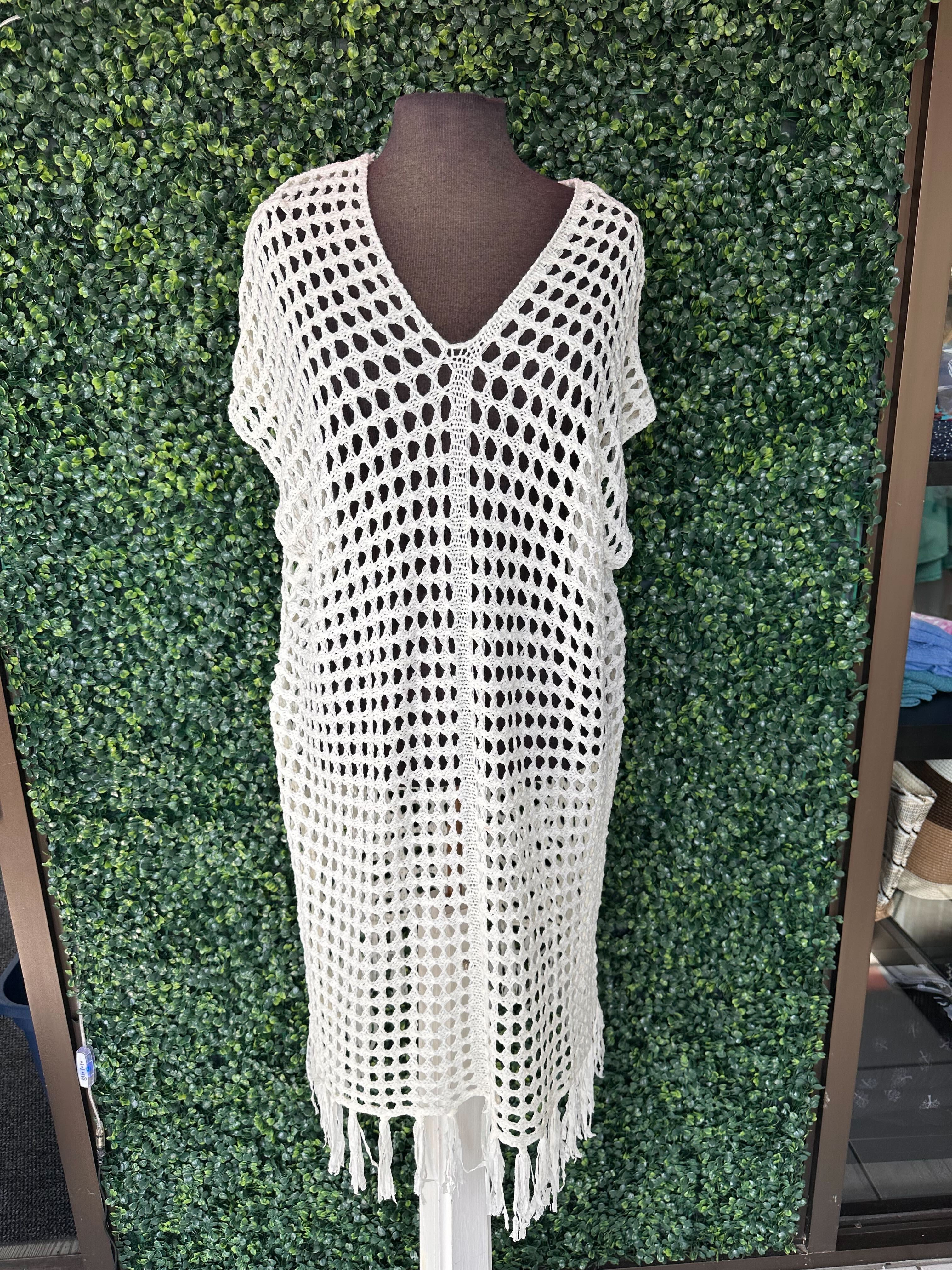 Robe par dessus en crochet