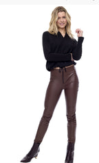 Nouveauté Pantalon-Up (Cuir Vegan) Automne 2024- BOUTIQUE SYLBELLE