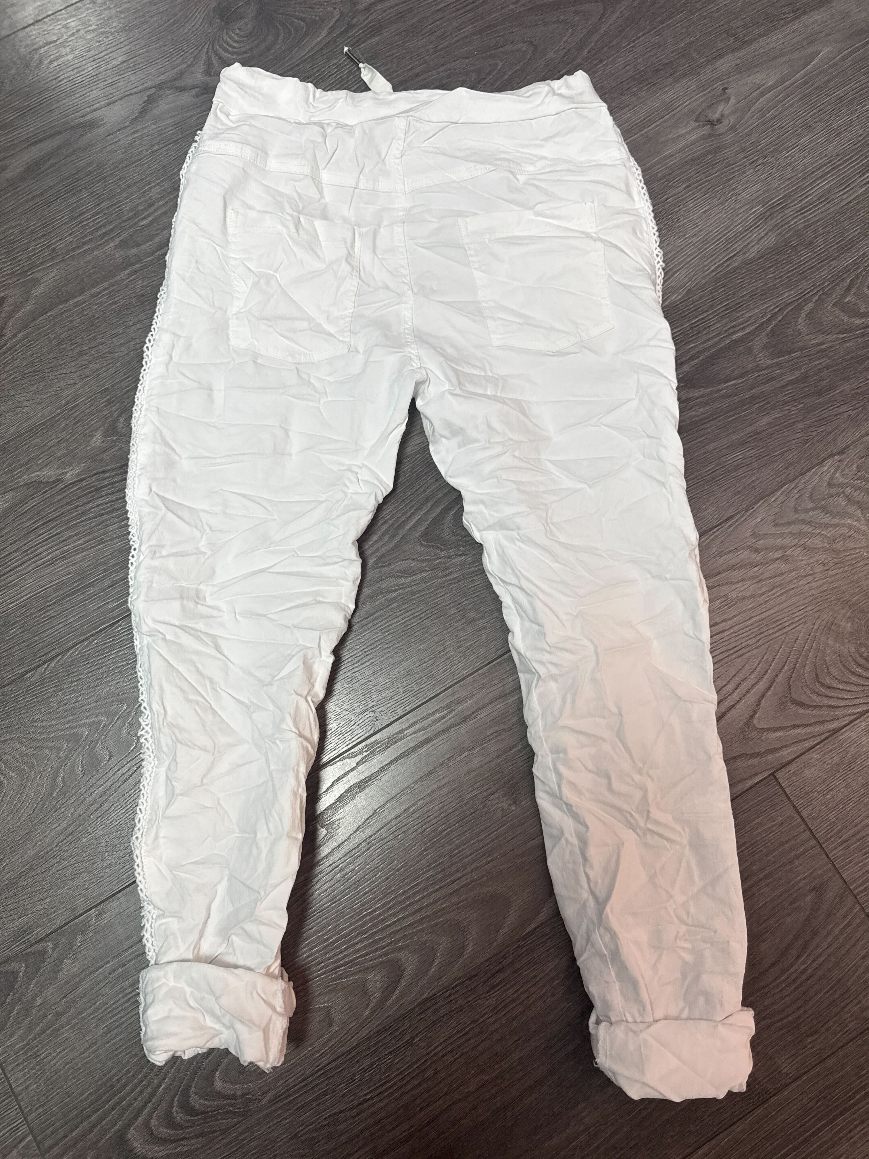 Pantalon avec bande sur le côté