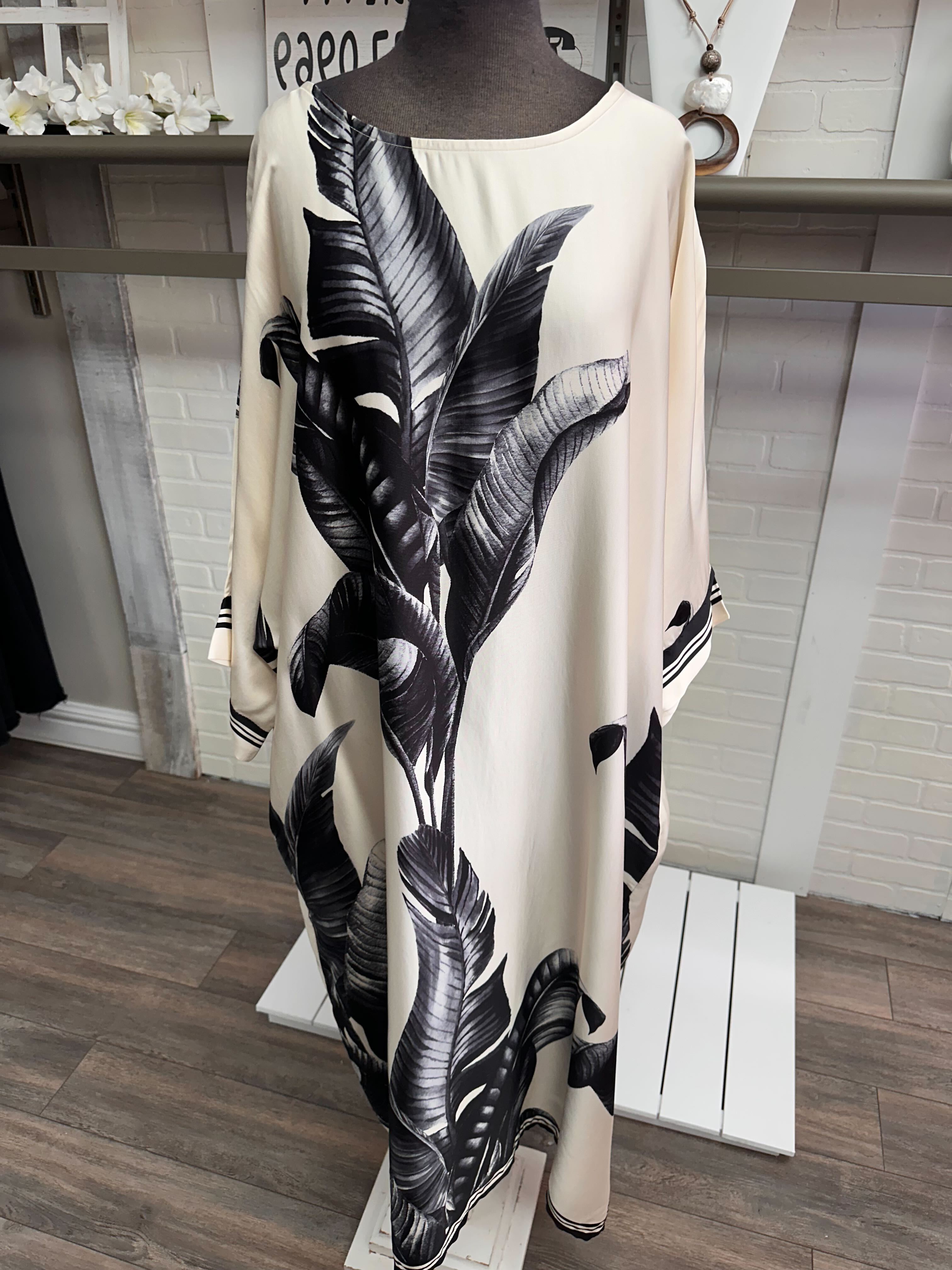 Robe avec palmiers