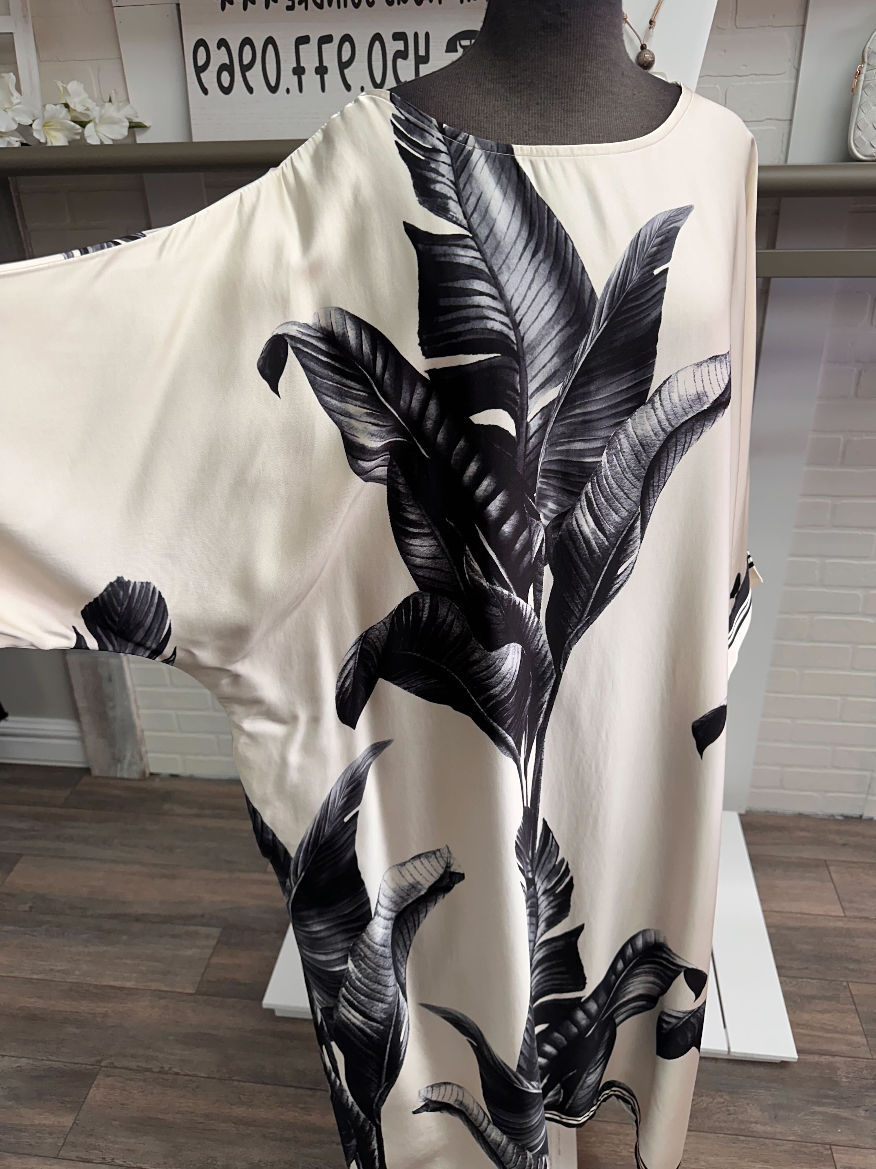 Robe avec palmiers