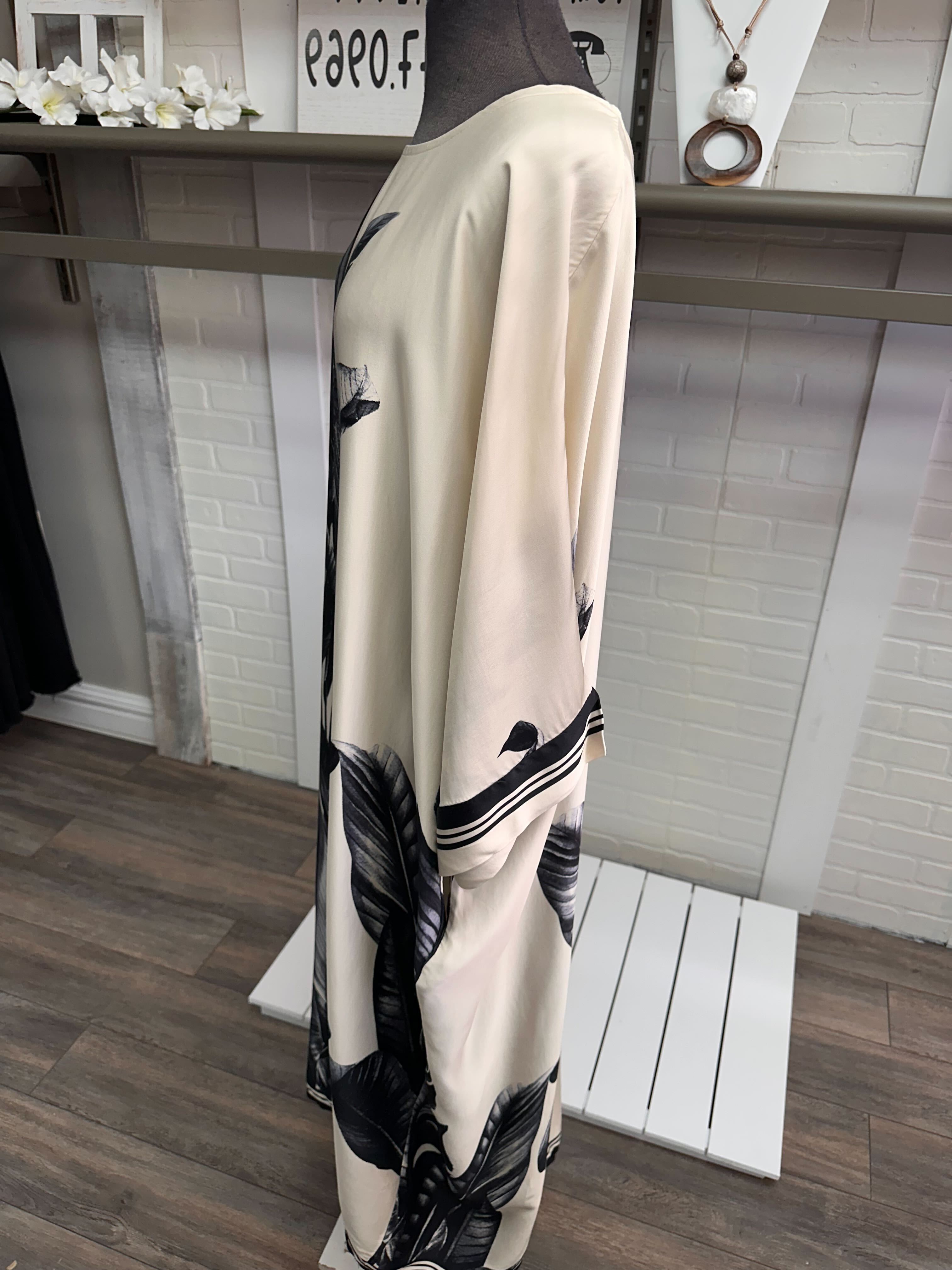 Robe avec palmiers