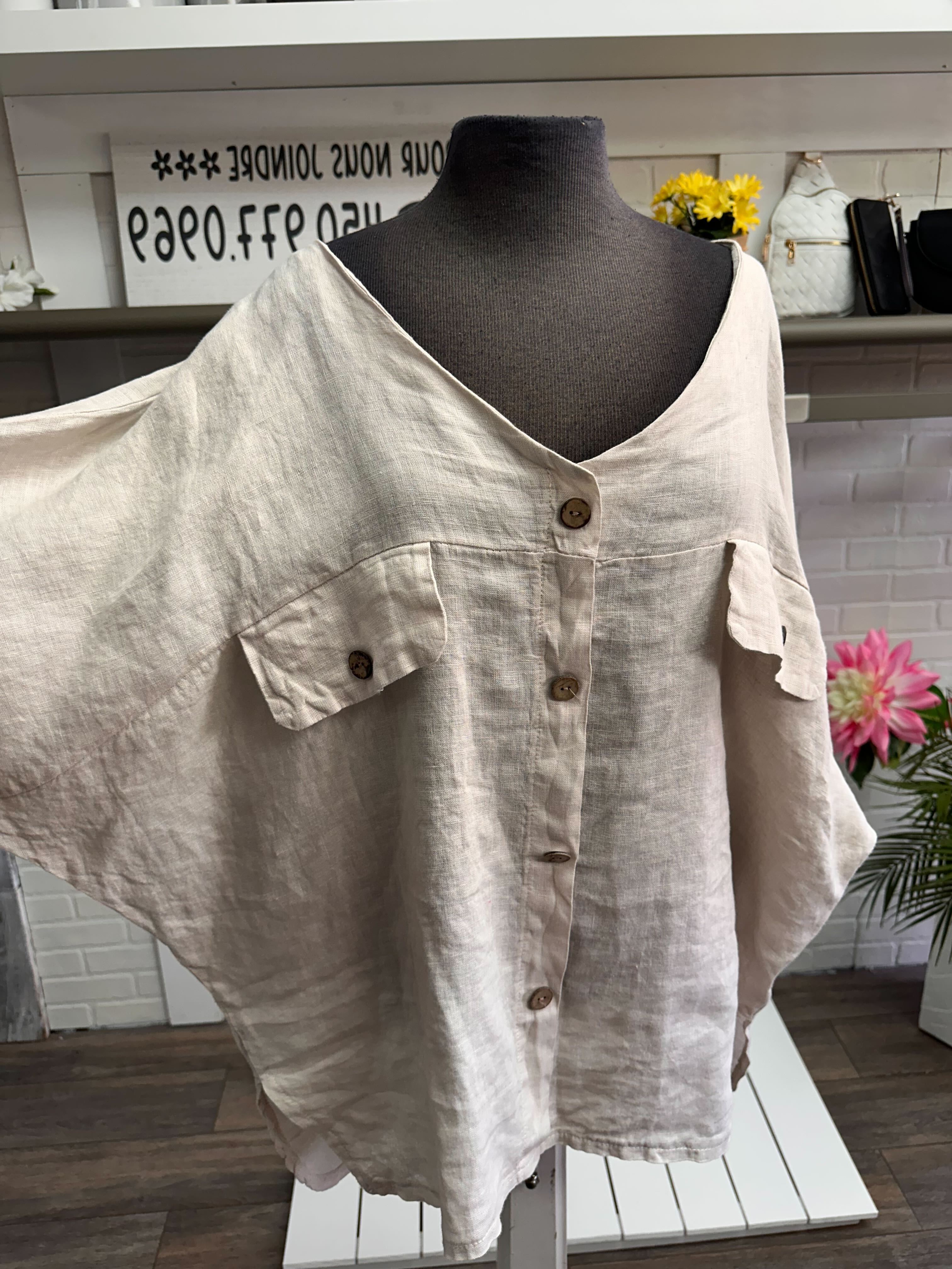 Blouse en lin