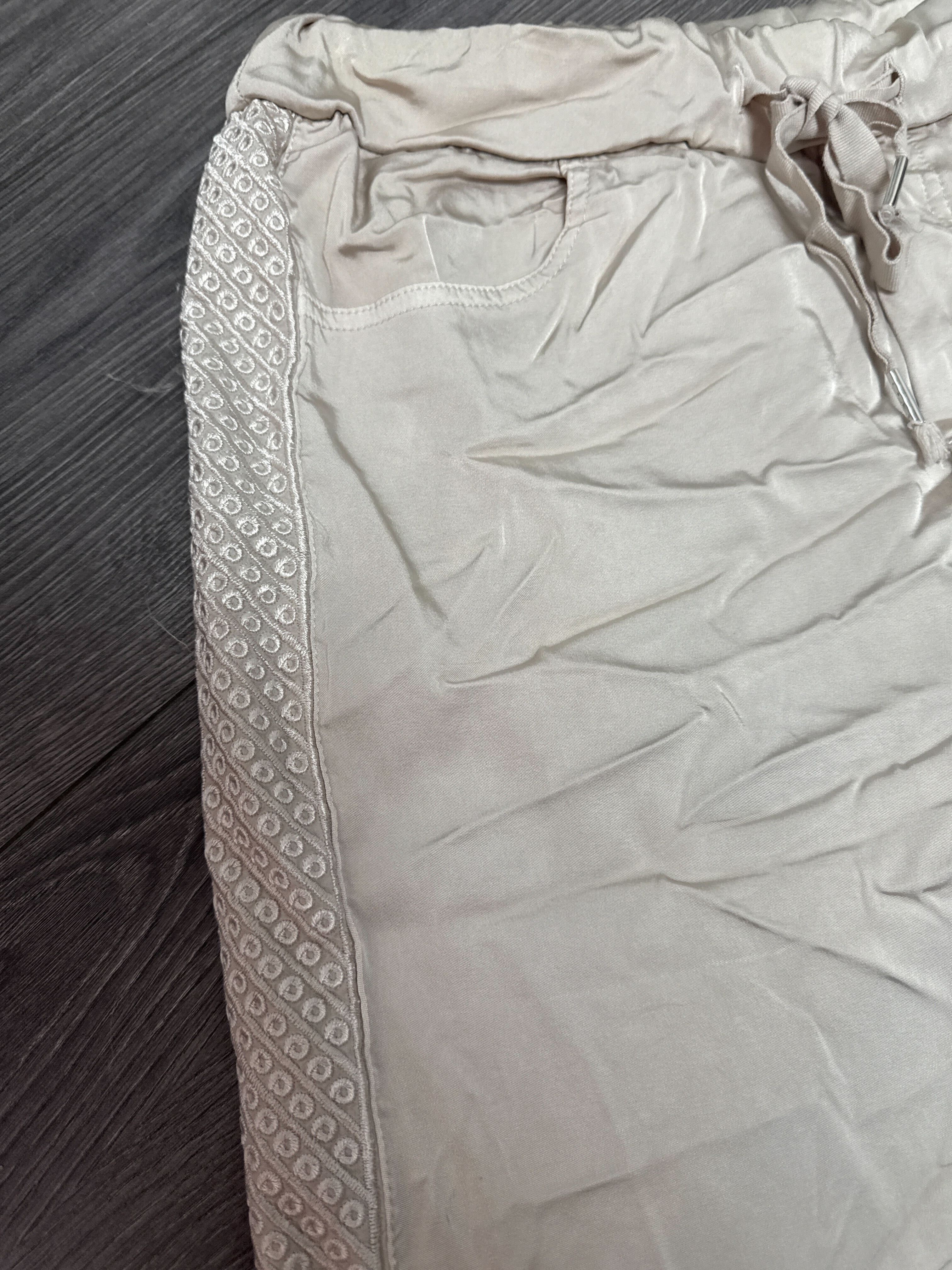 Pantalon satiné