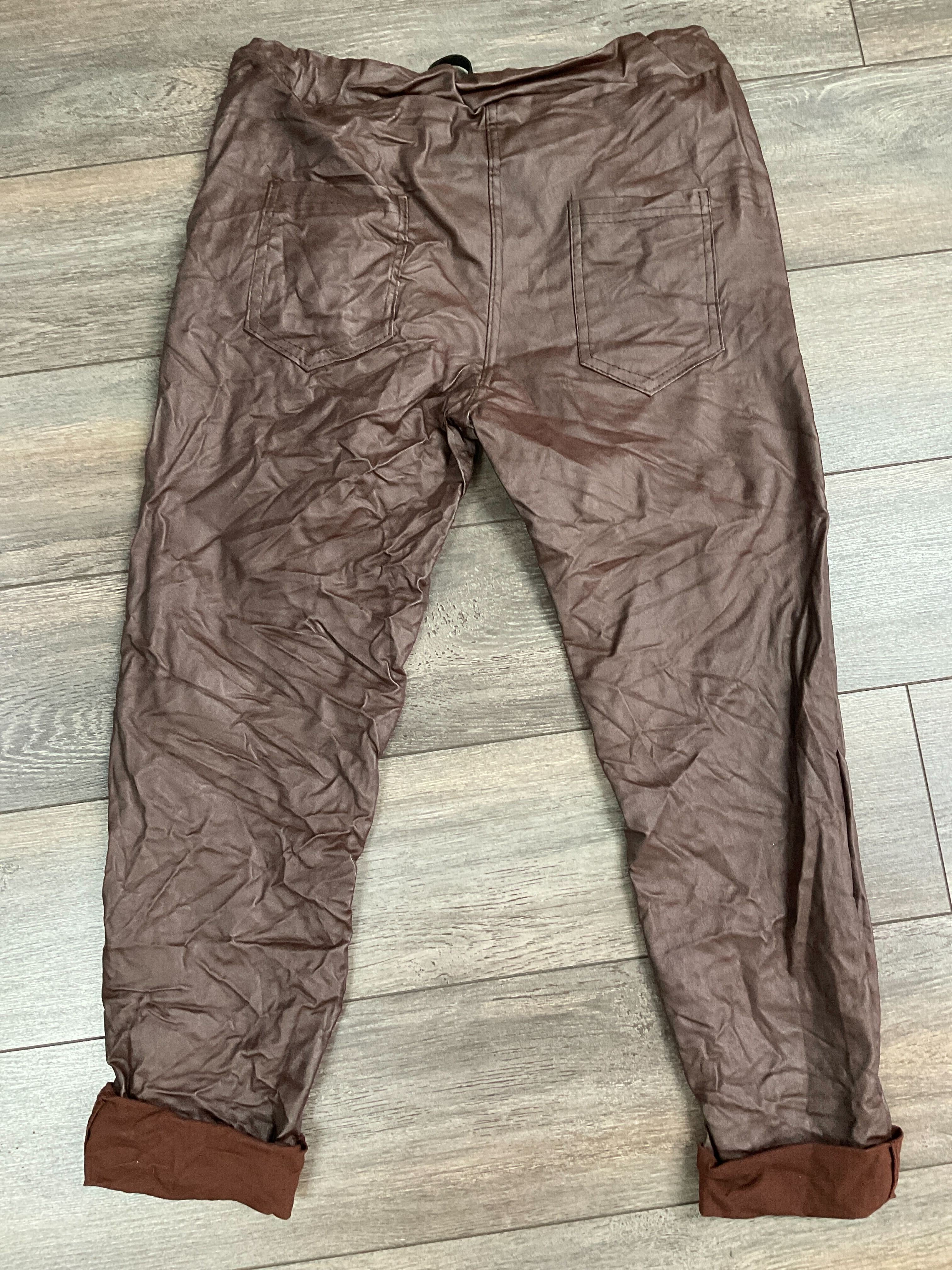 Nouveauté pantalon de cuir automne/hiver 2024-2025- BOUTIQUE SYLBELLE