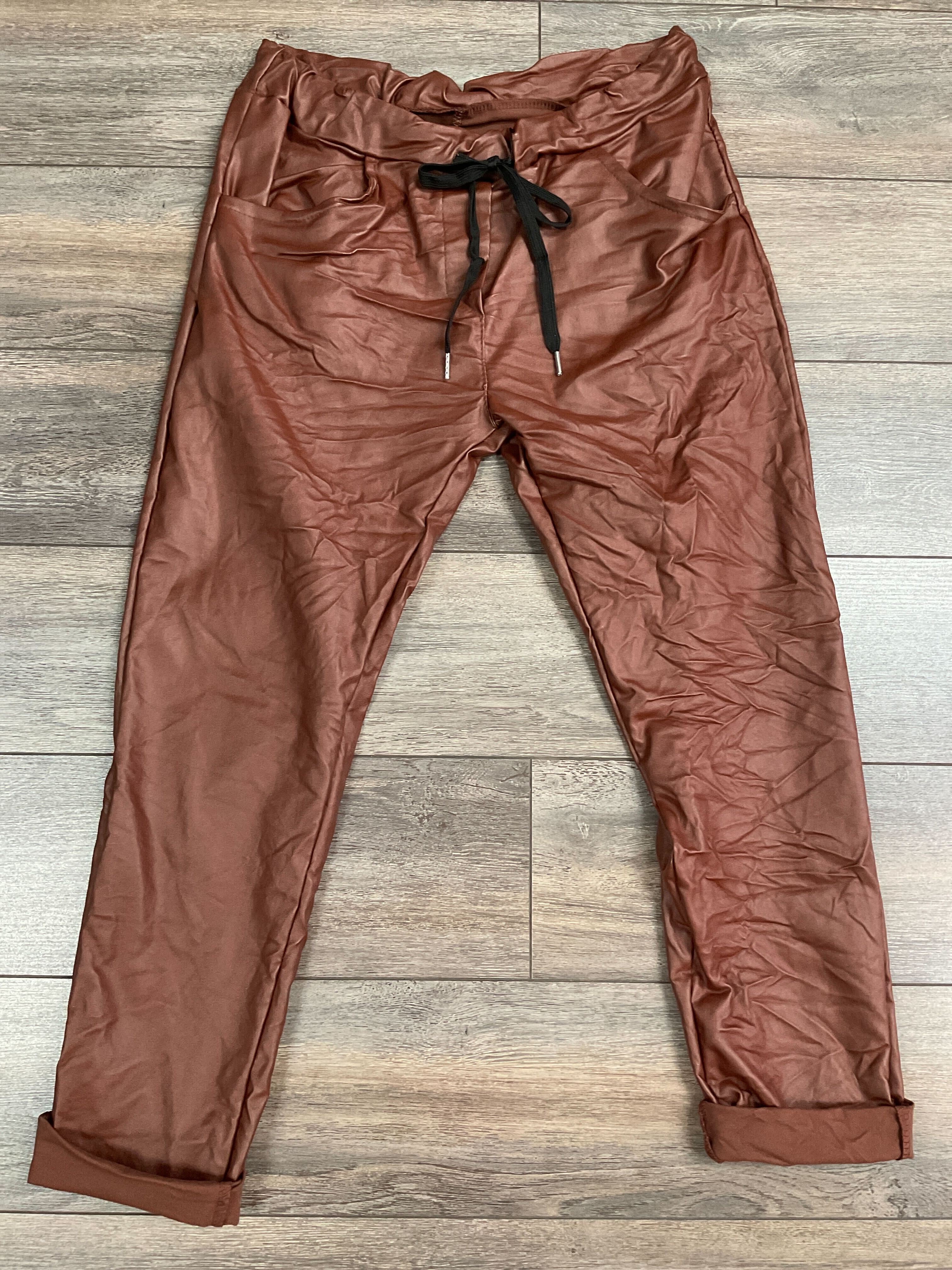 Nouveauté pantalon de cuir automne/hiver 2024-2025- BOUTIQUE SYLBELLE