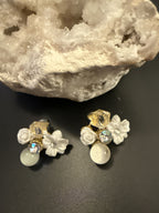 Boucle d'oreille fleur