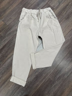 Pantalon magique avec boutons brillants