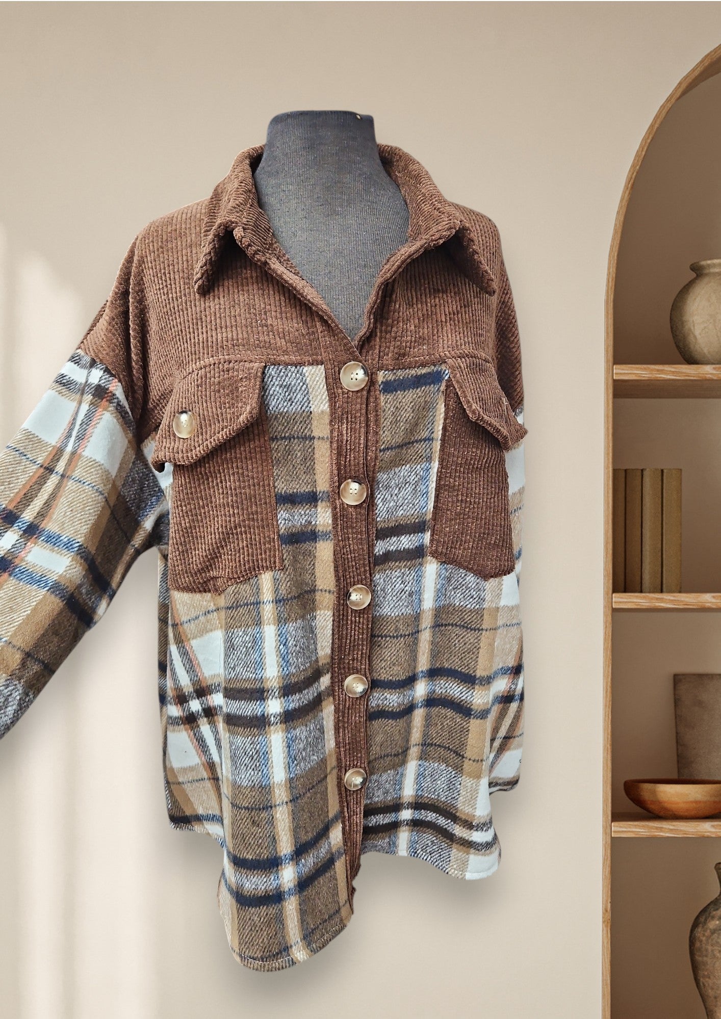 Chemise carreauté stylée