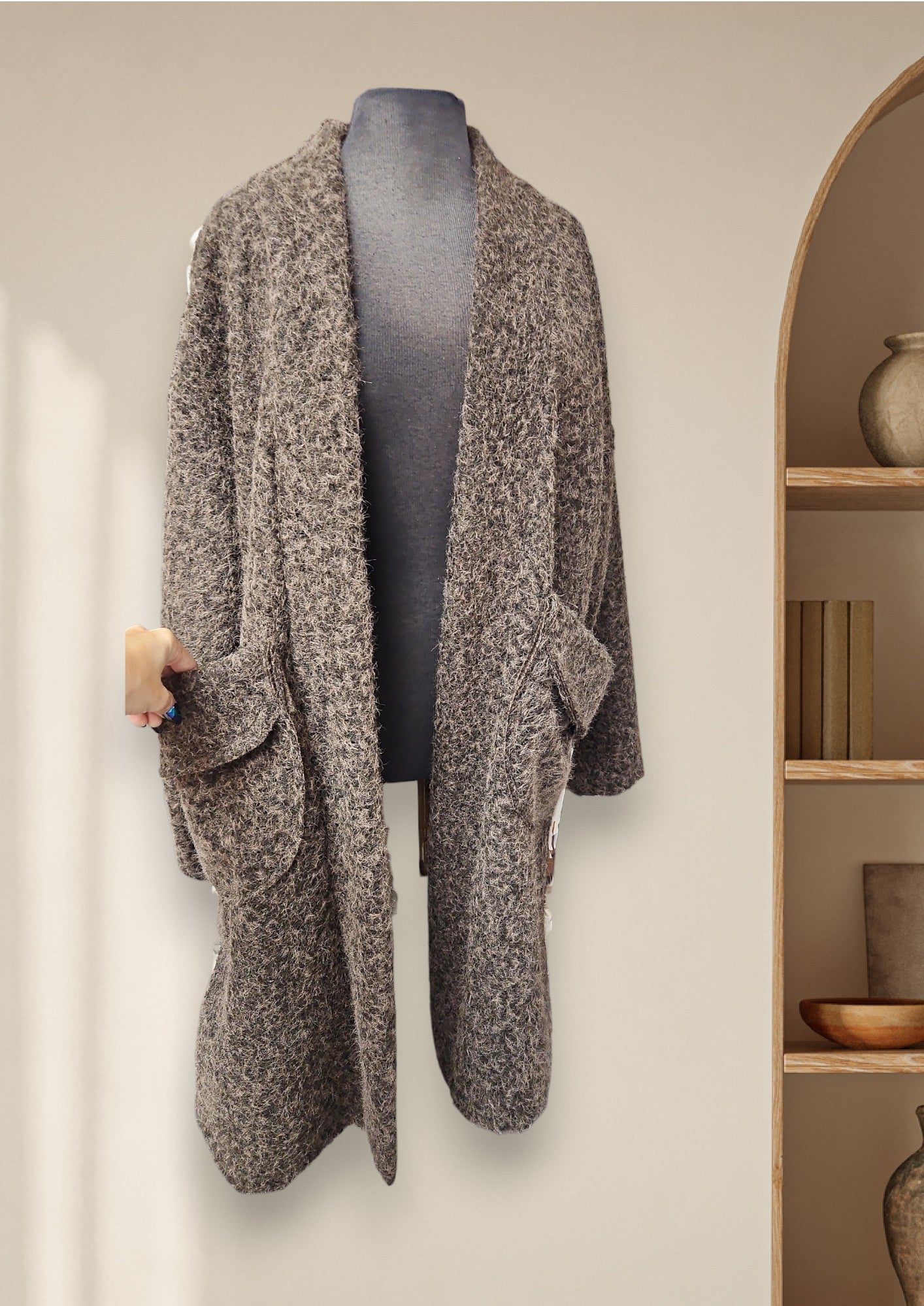 Manteau avec motif de taureau aztec