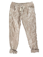 Pantalon de style velour