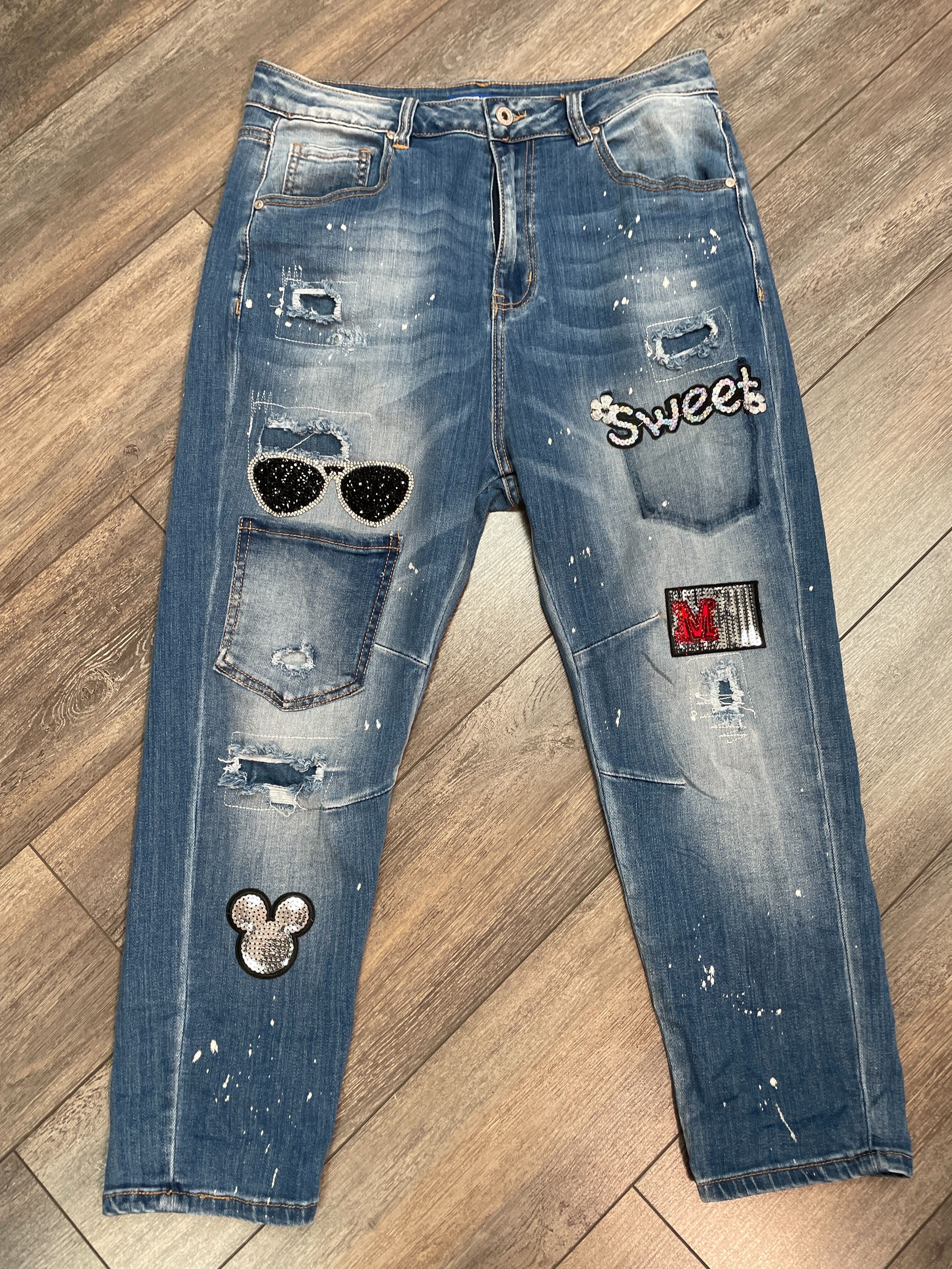 Nouveauté jeans sweet mickey printemps/été 2024