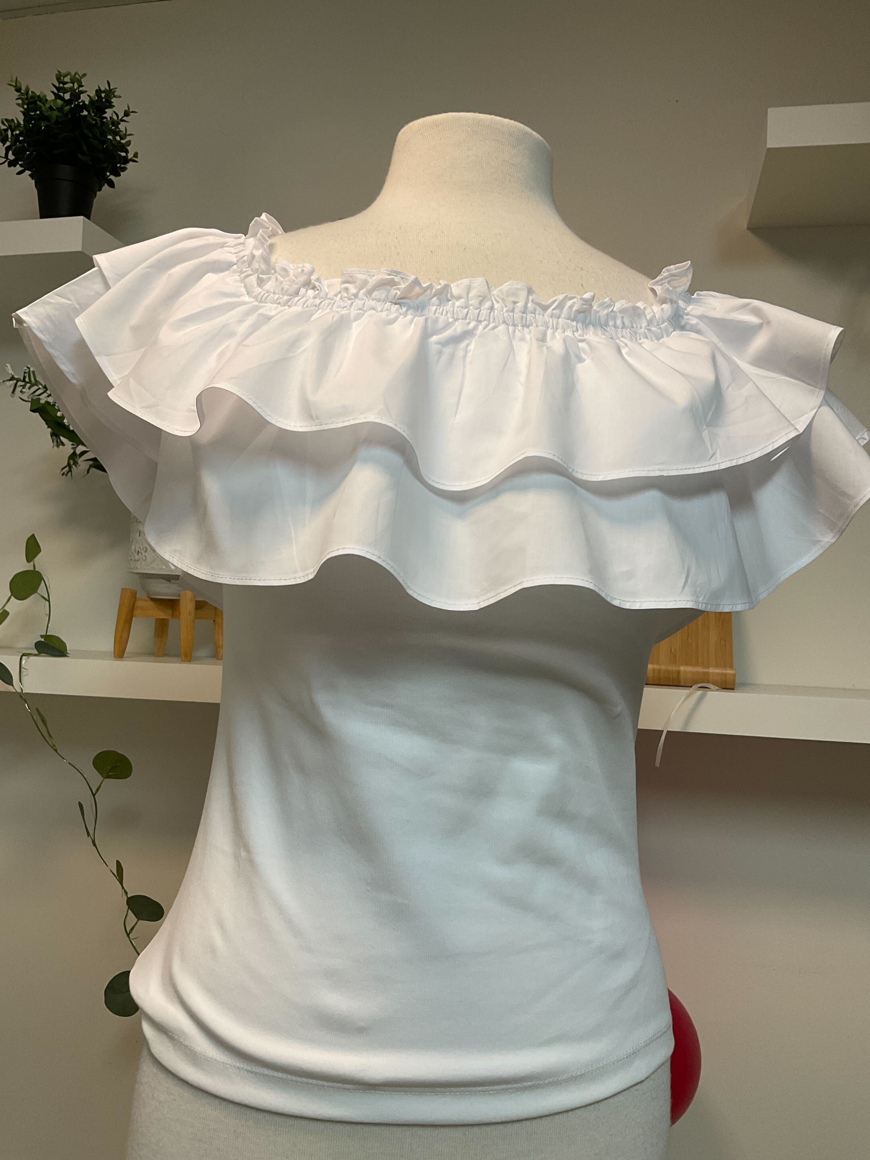 Blouse à épaule dénudé