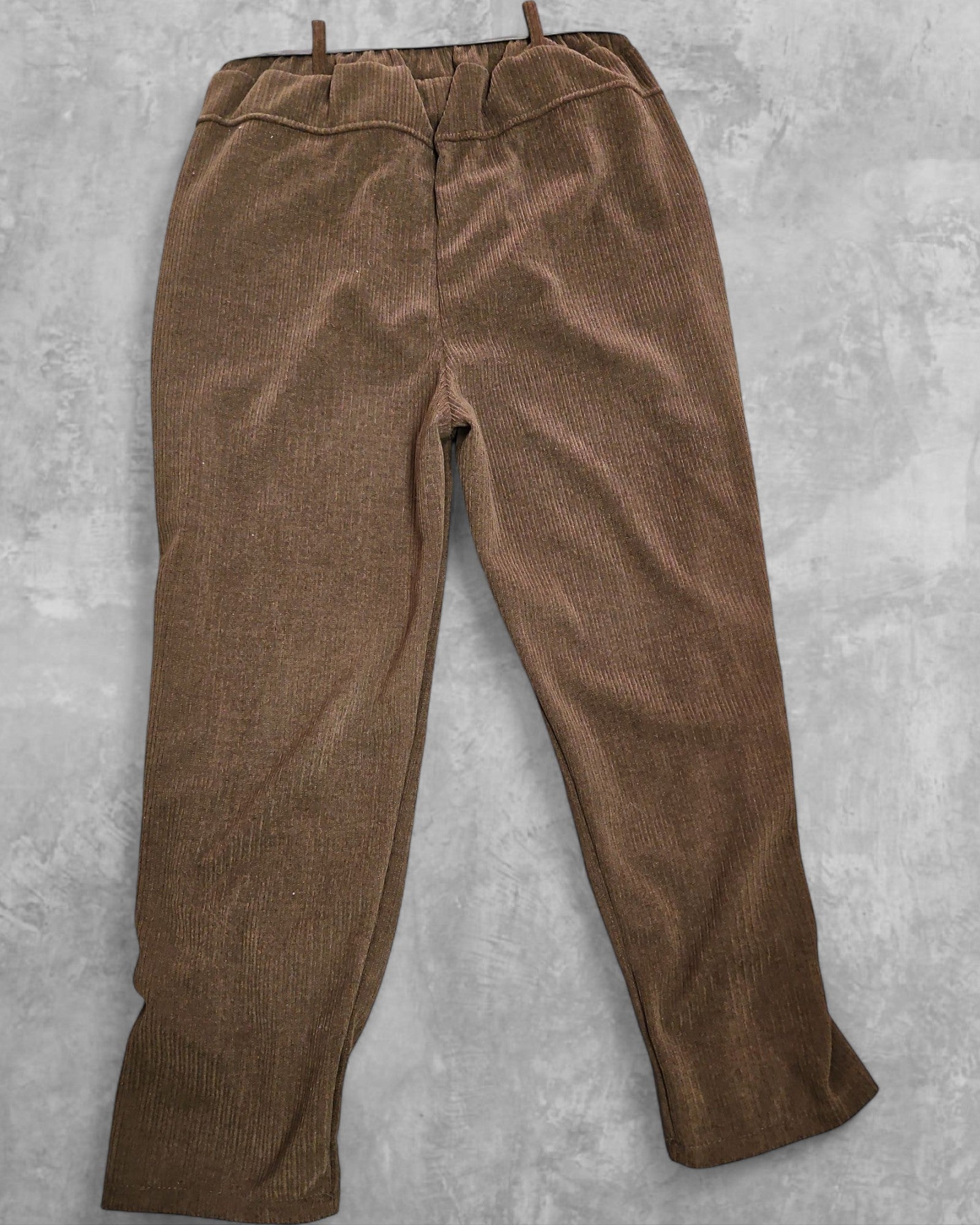 Pantalon (style corduroy) avec ceinture