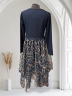 Robe avec bas en tule
