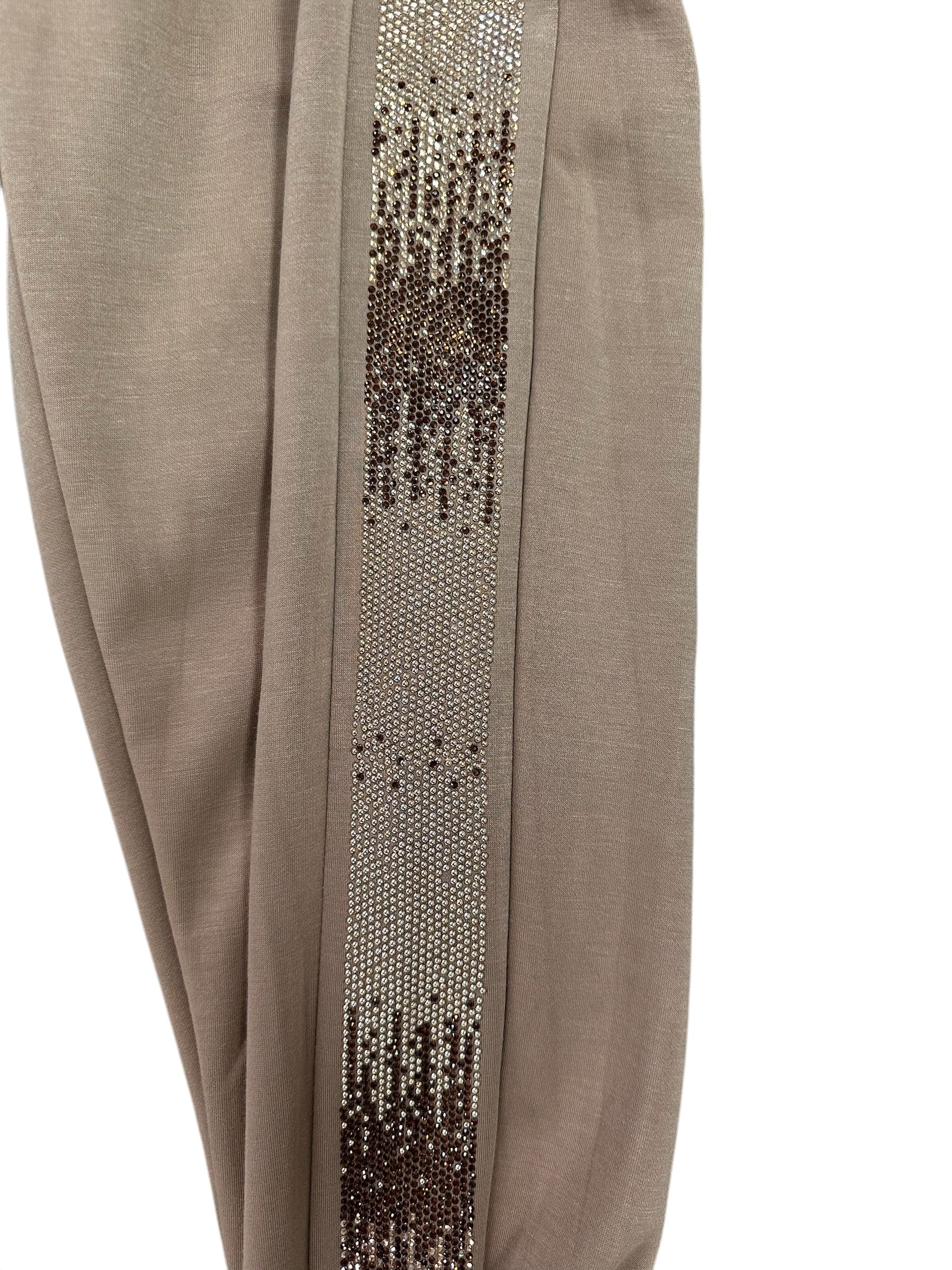 Pantalon avec bandes brillantes