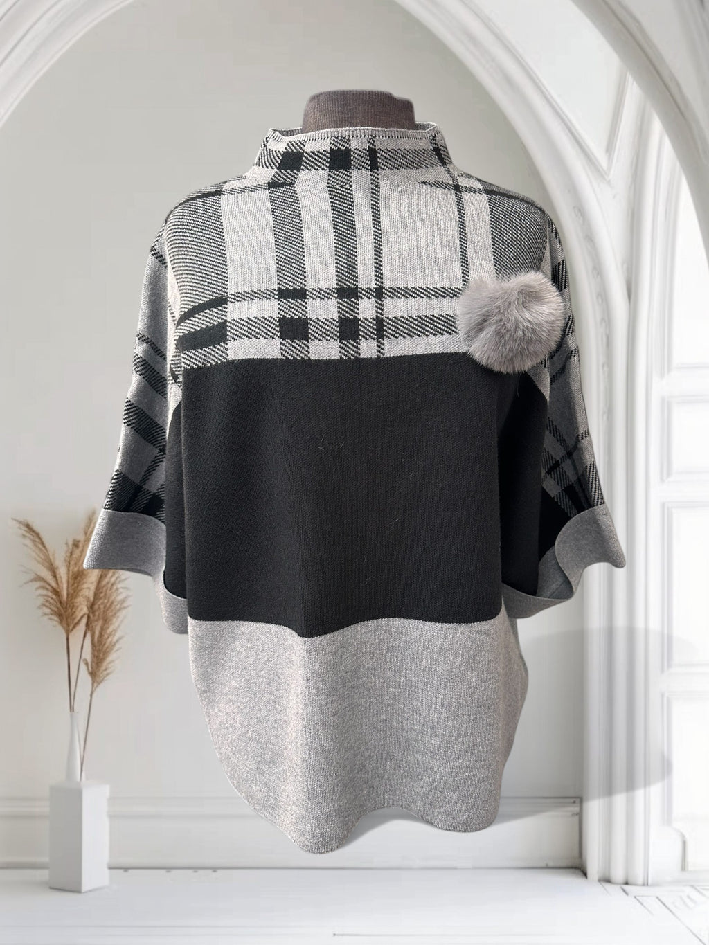 Chandail avec motif à carreaux