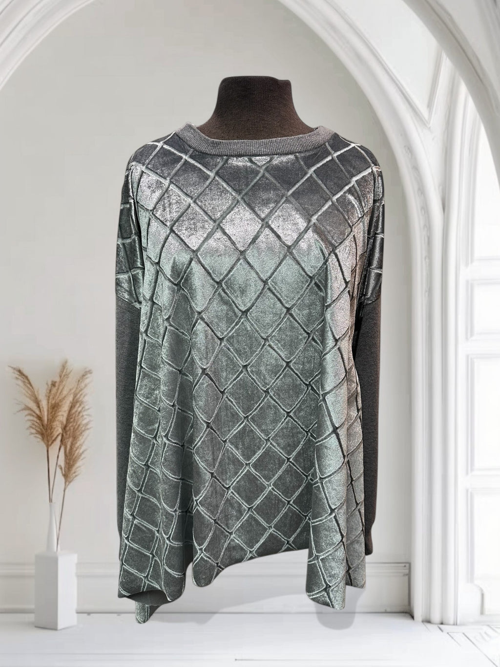 Chandail avec motif en velour