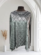 Chandail avec motif en velour