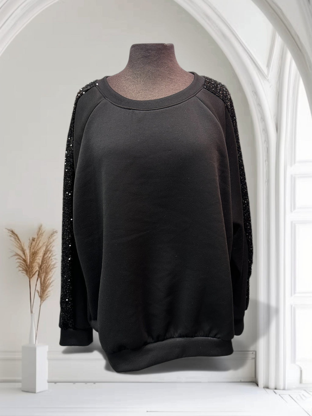 Chandail avec bandes à paillettes