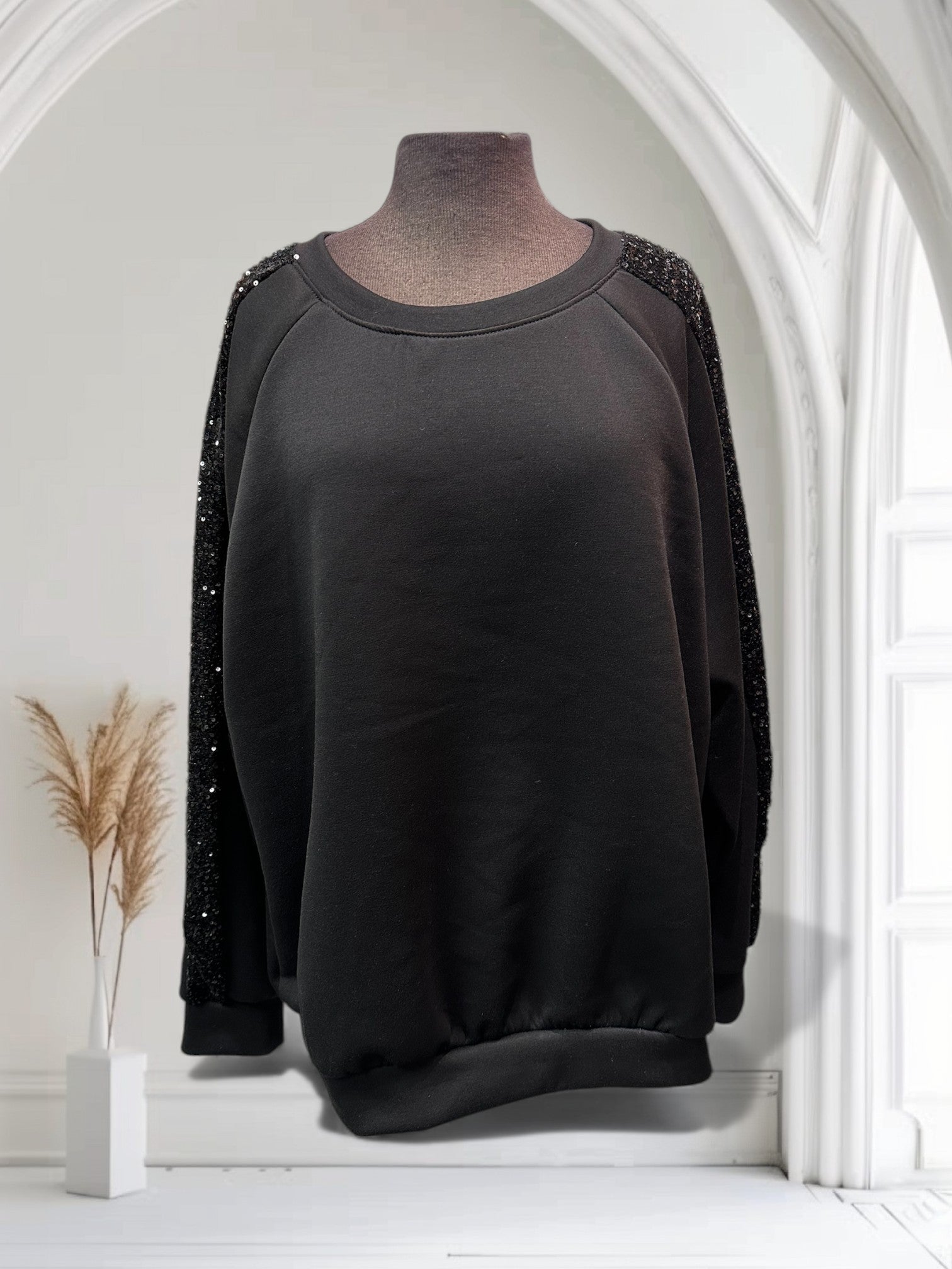 Chandail avec bandes à paillettes