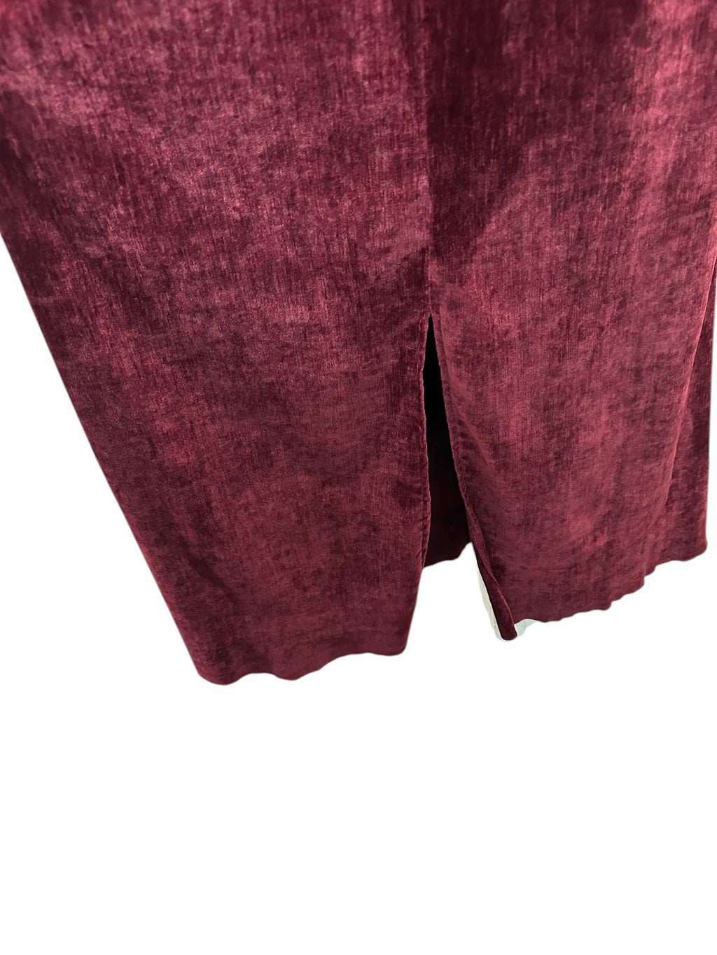 Jupe en velour avec ceinture