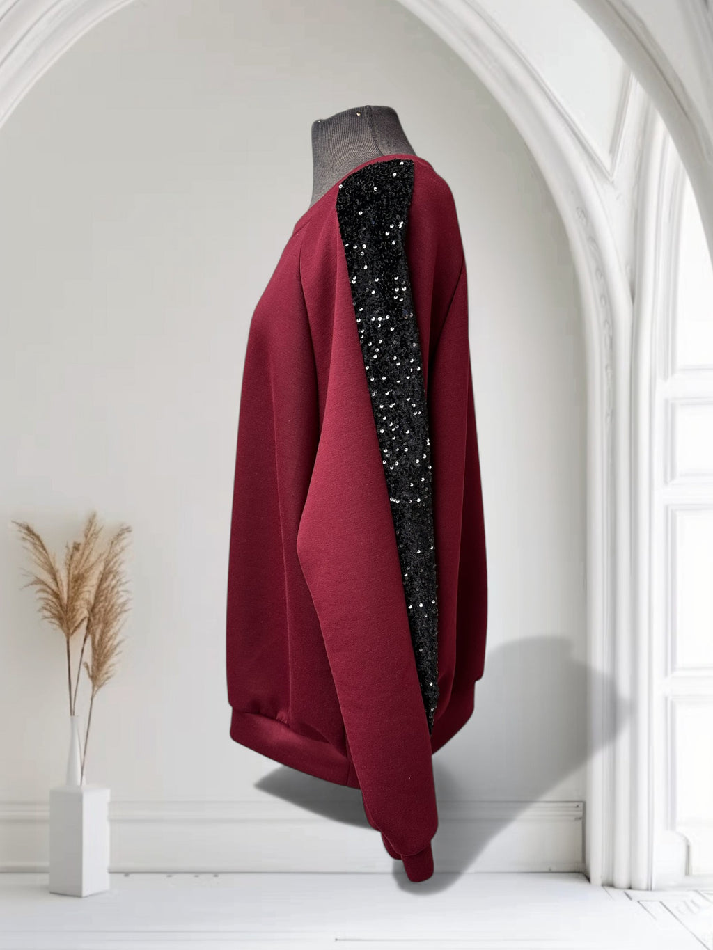 Chandail avec bandes à paillettes