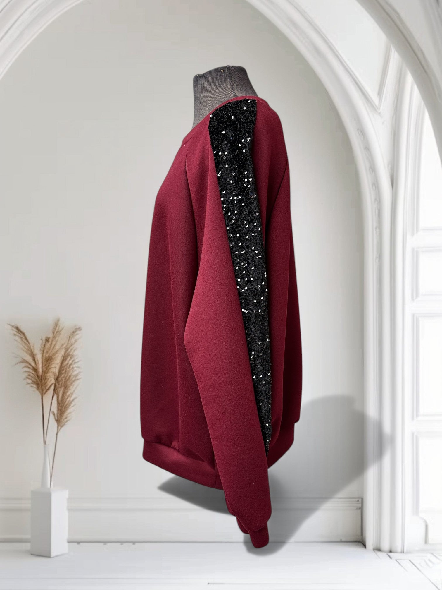 Chandail avec bandes à paillettes