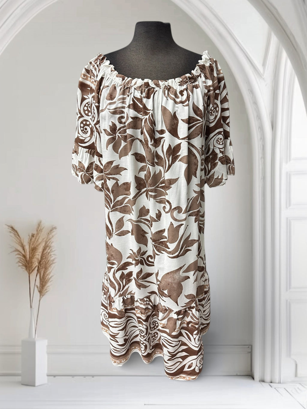 Robe à motif floral