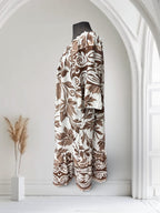 Robe à motif floral