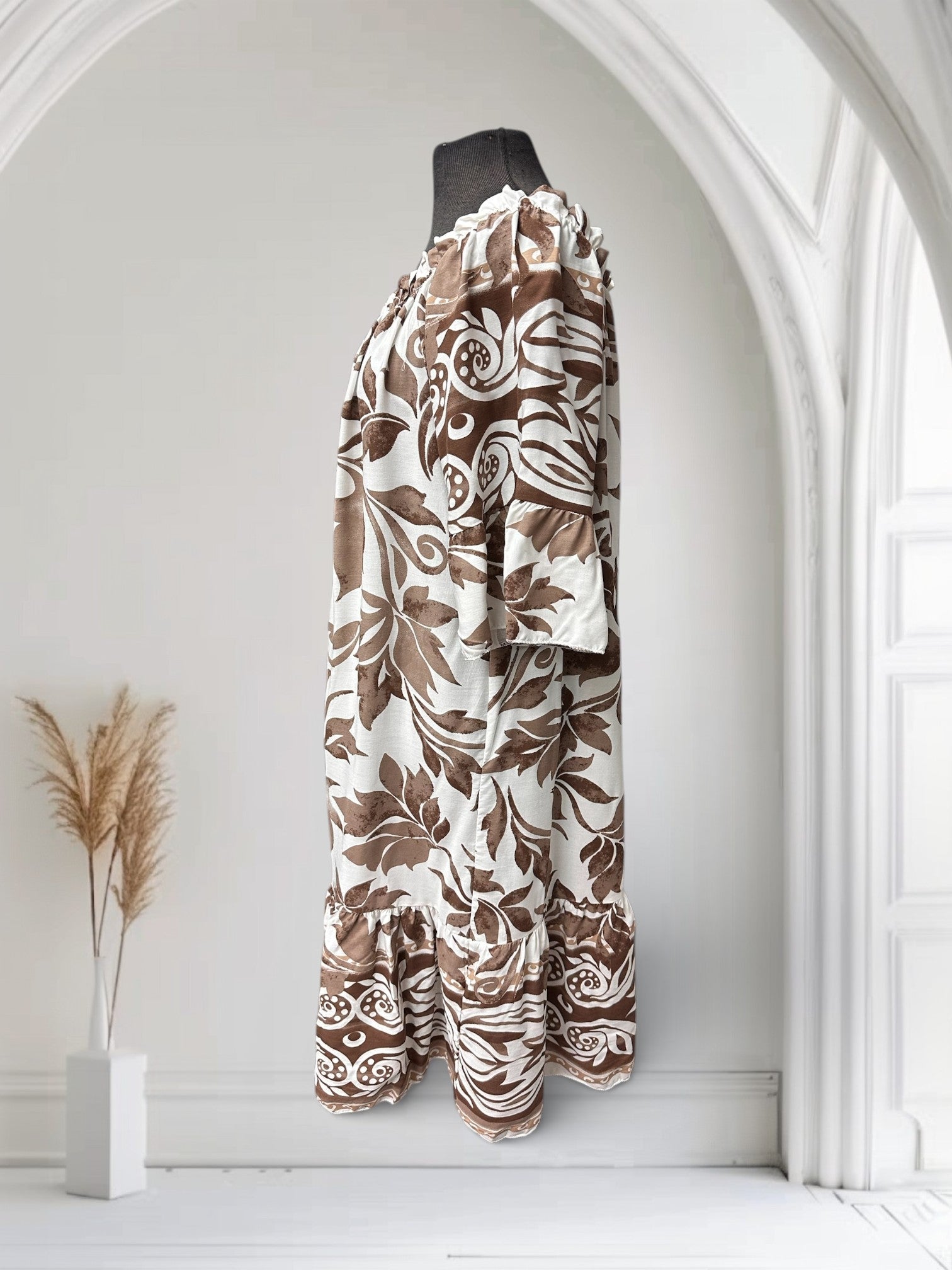 Robe à motif floral