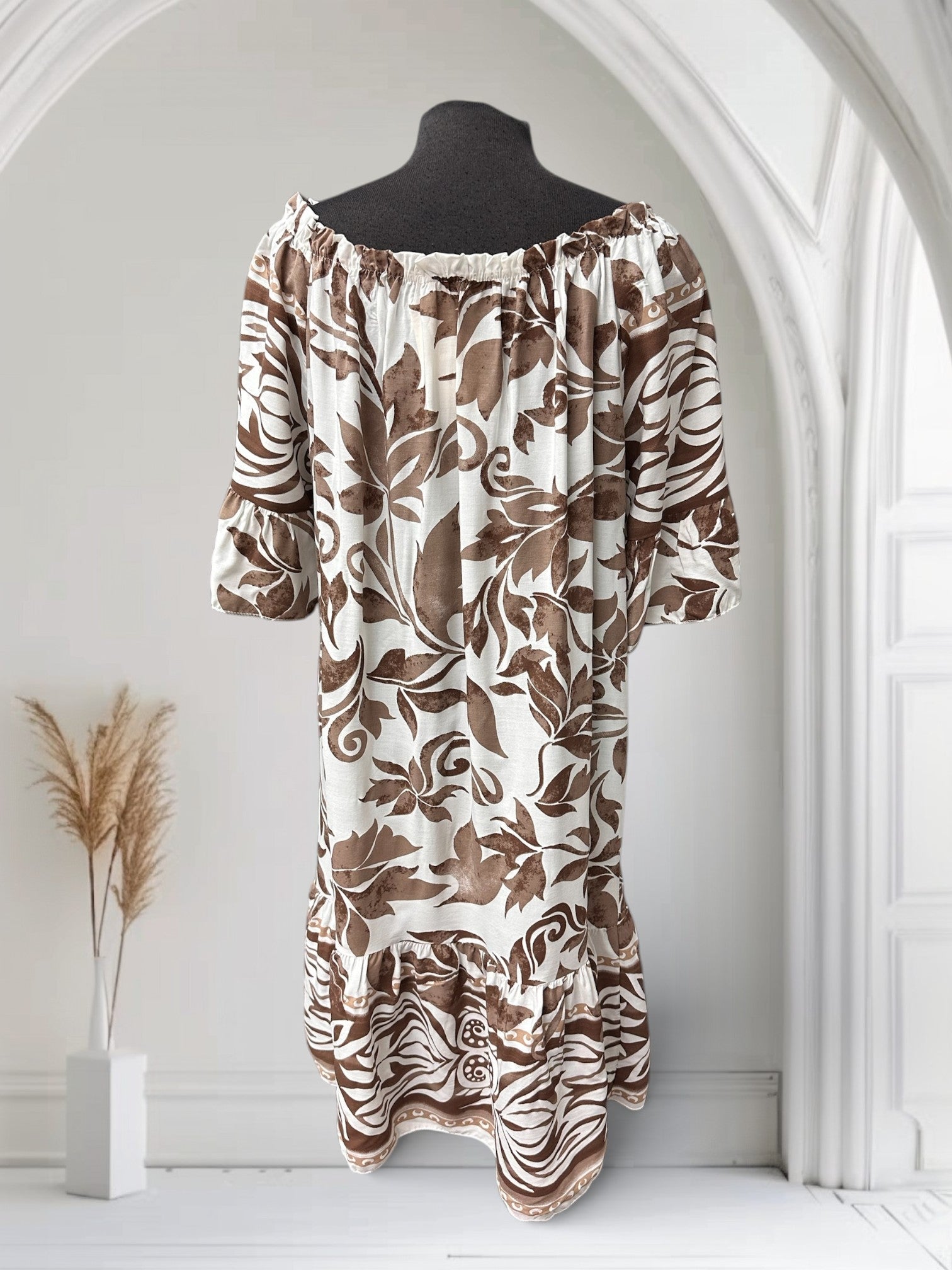 Robe à motif floral