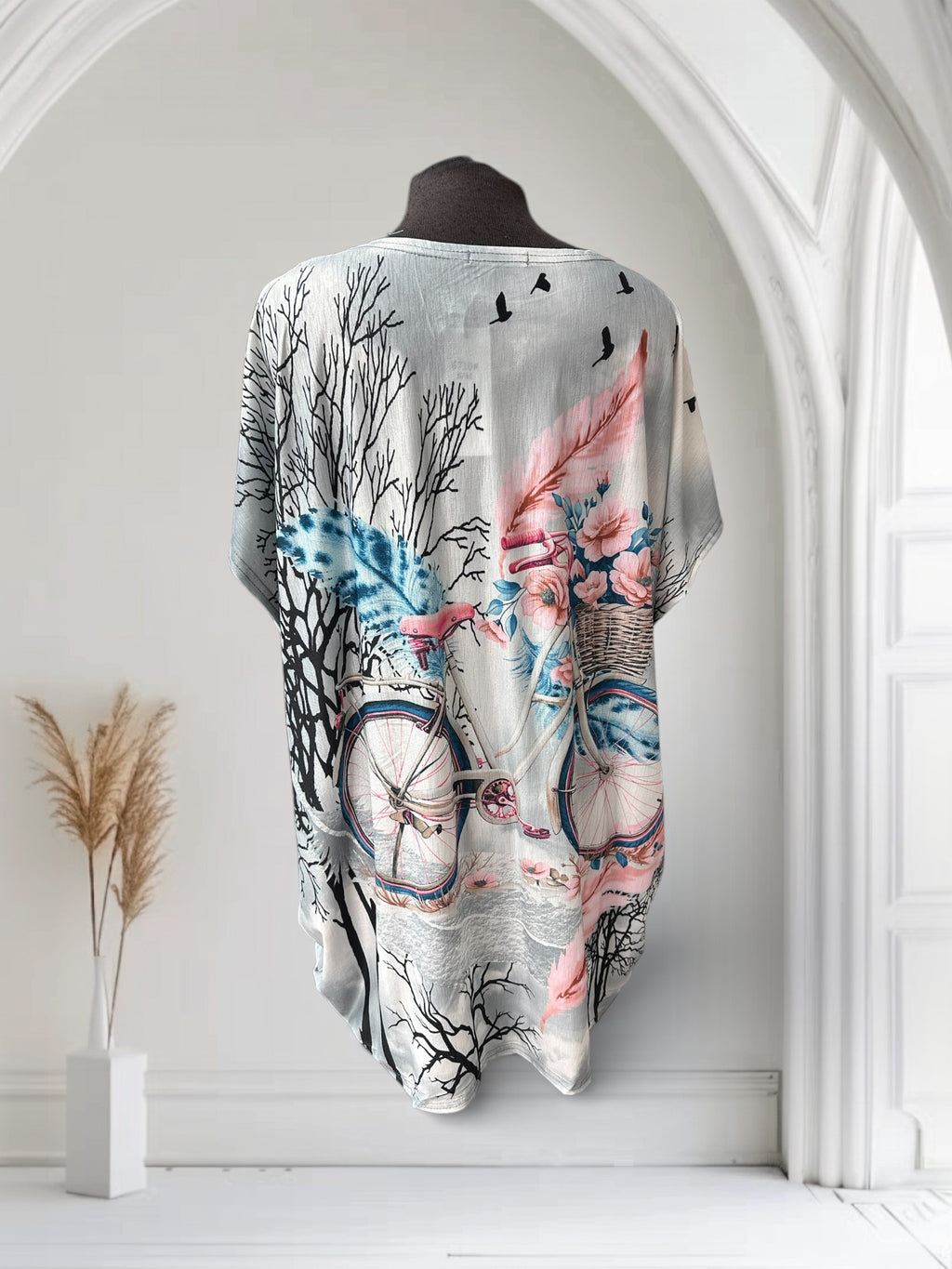 T-shirt (vélo et fleurs)