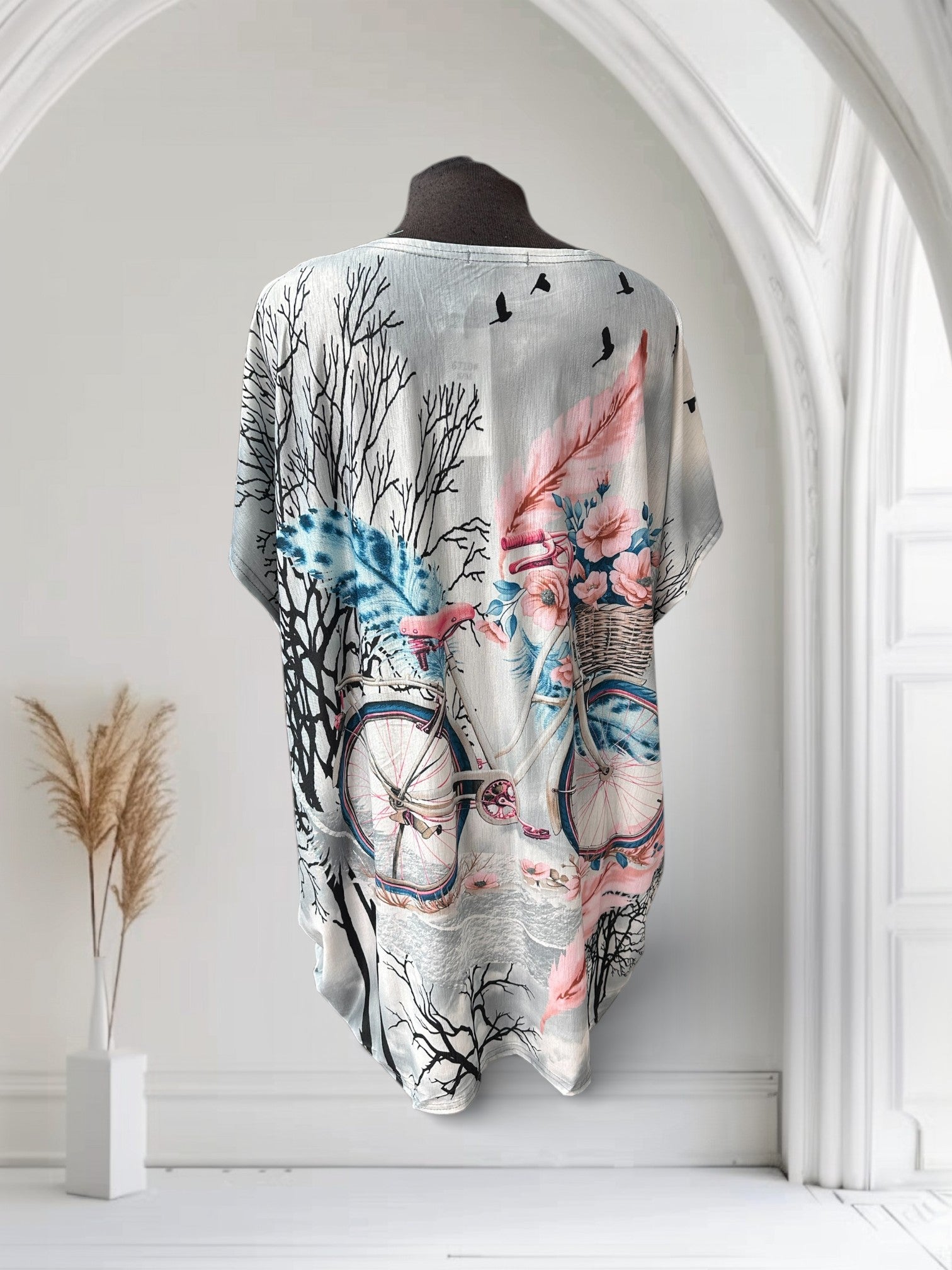 T-shirt (vélo et fleurs)