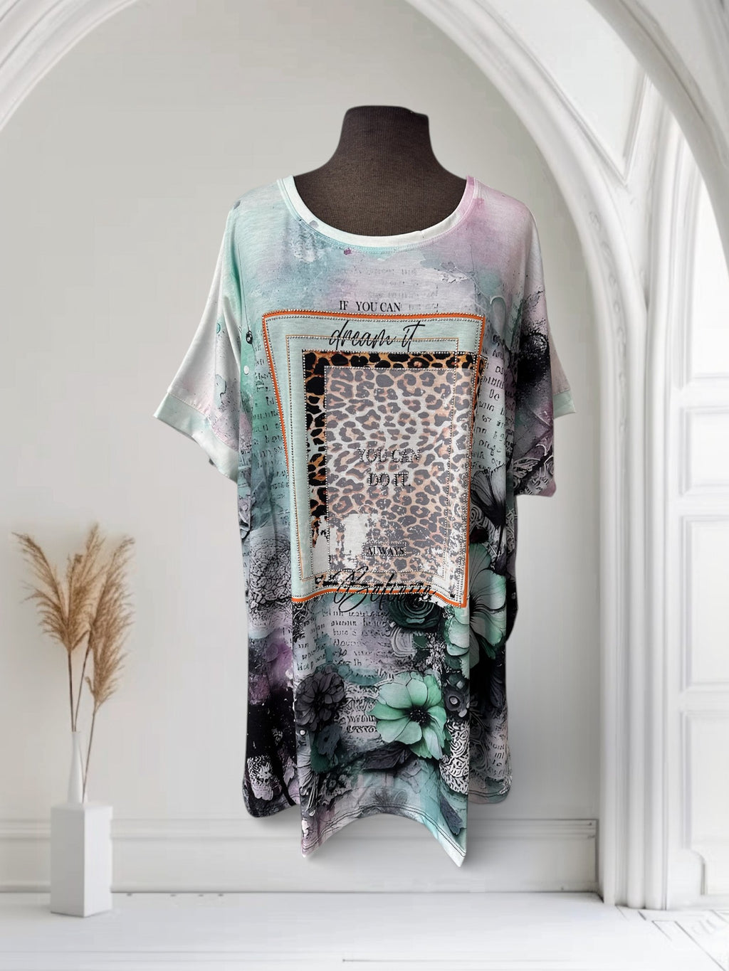 T-Shirt fleuris (if you can dream it, you can do it)