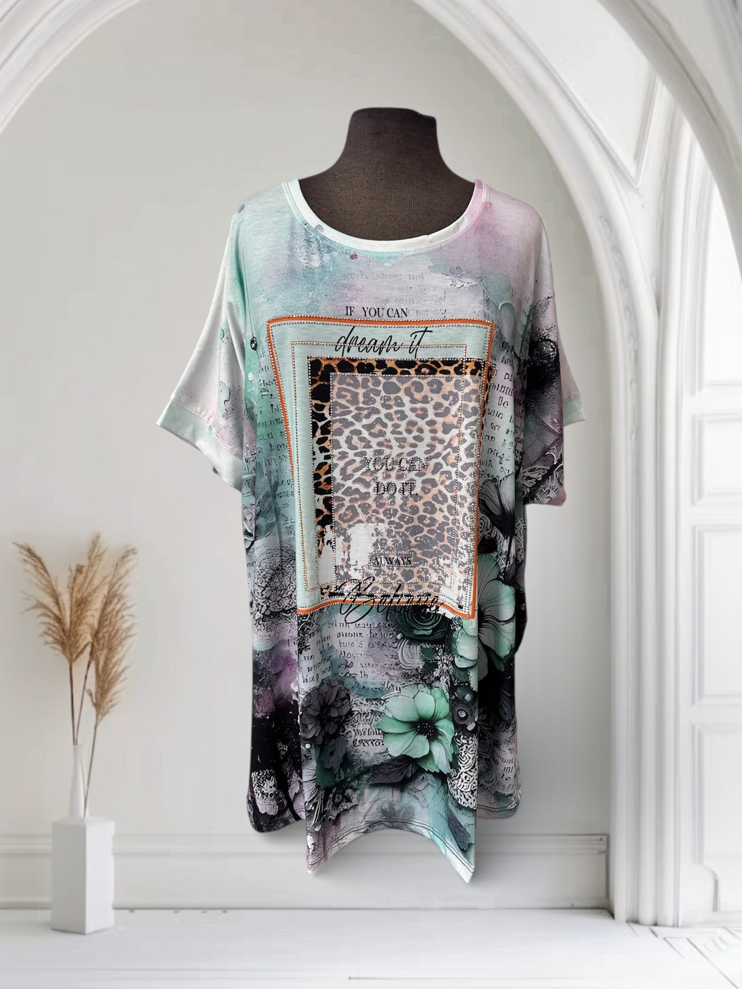 T-Shirt fleuris (if you can dream it, you can do it)