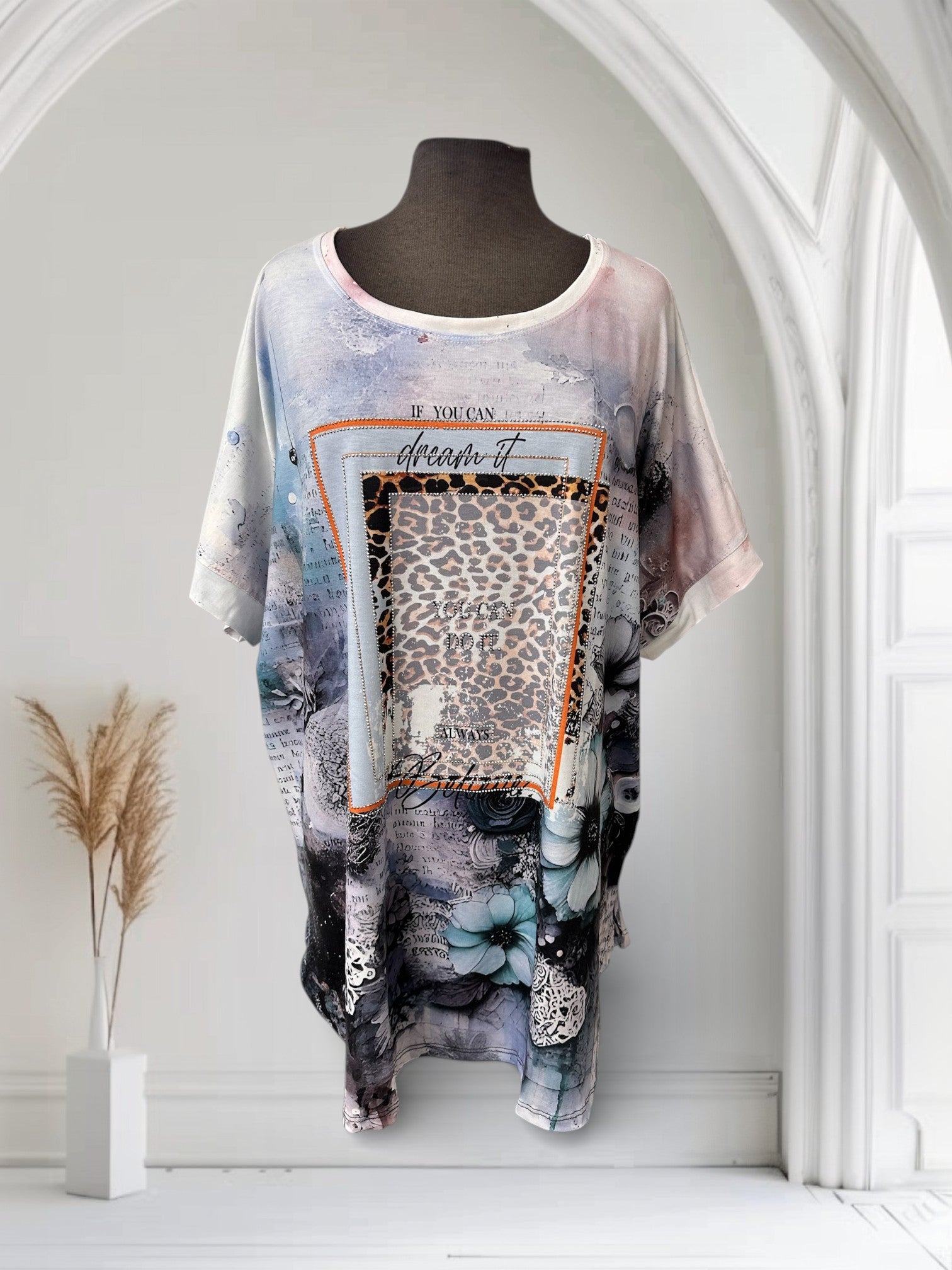 T-Shirt fleuris (if you can dream it, you can do it)