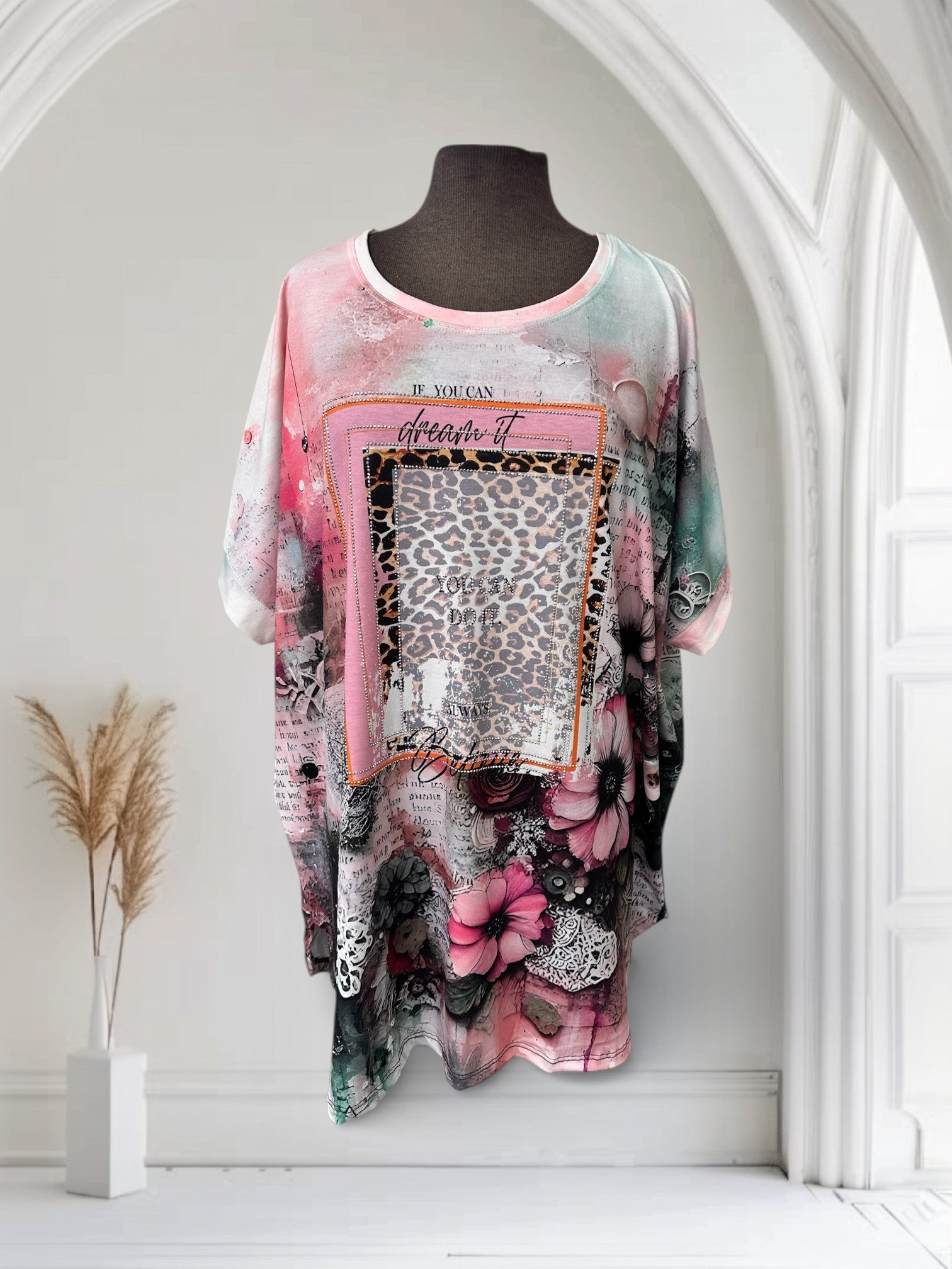 T-Shirt fleuris (if you can dream it, you can do it)